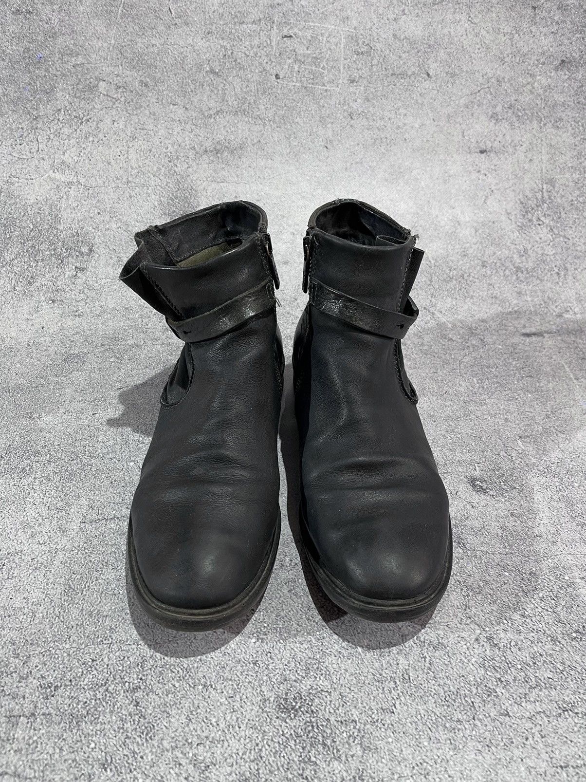 Japanese Brand × Vintage A.S. 98 Boots Shoes Leather Italy Style Rick Owens Size 39 Size US 9 / IT 39 - 4 Thumbnail