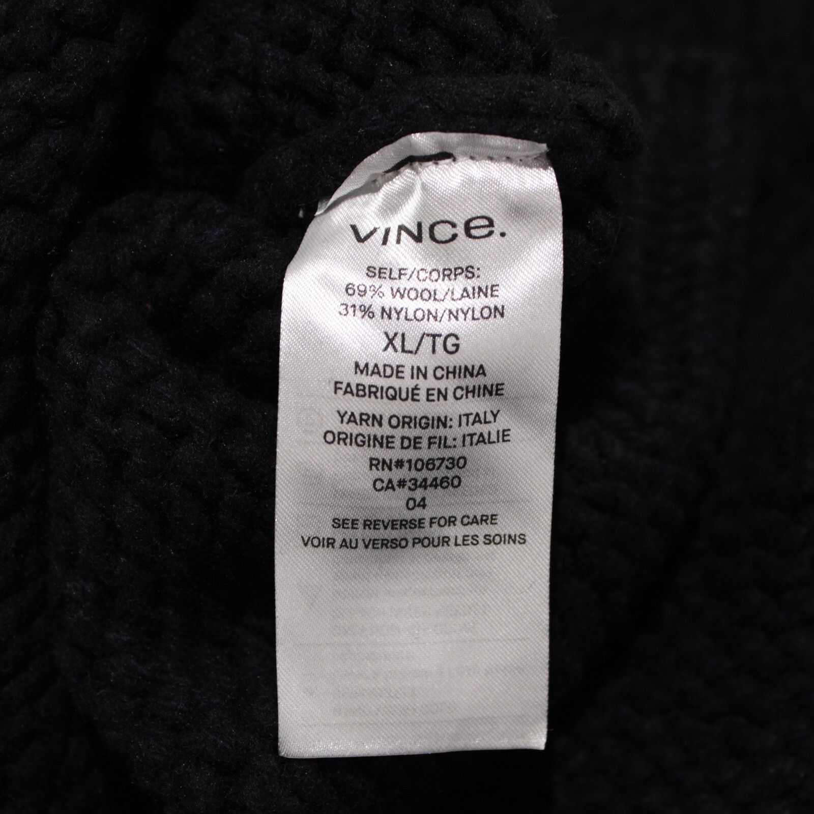 Vince Vince Sweater Size US XL in Black Size US XL / EU 56 / 4 - 8 Thumbnail