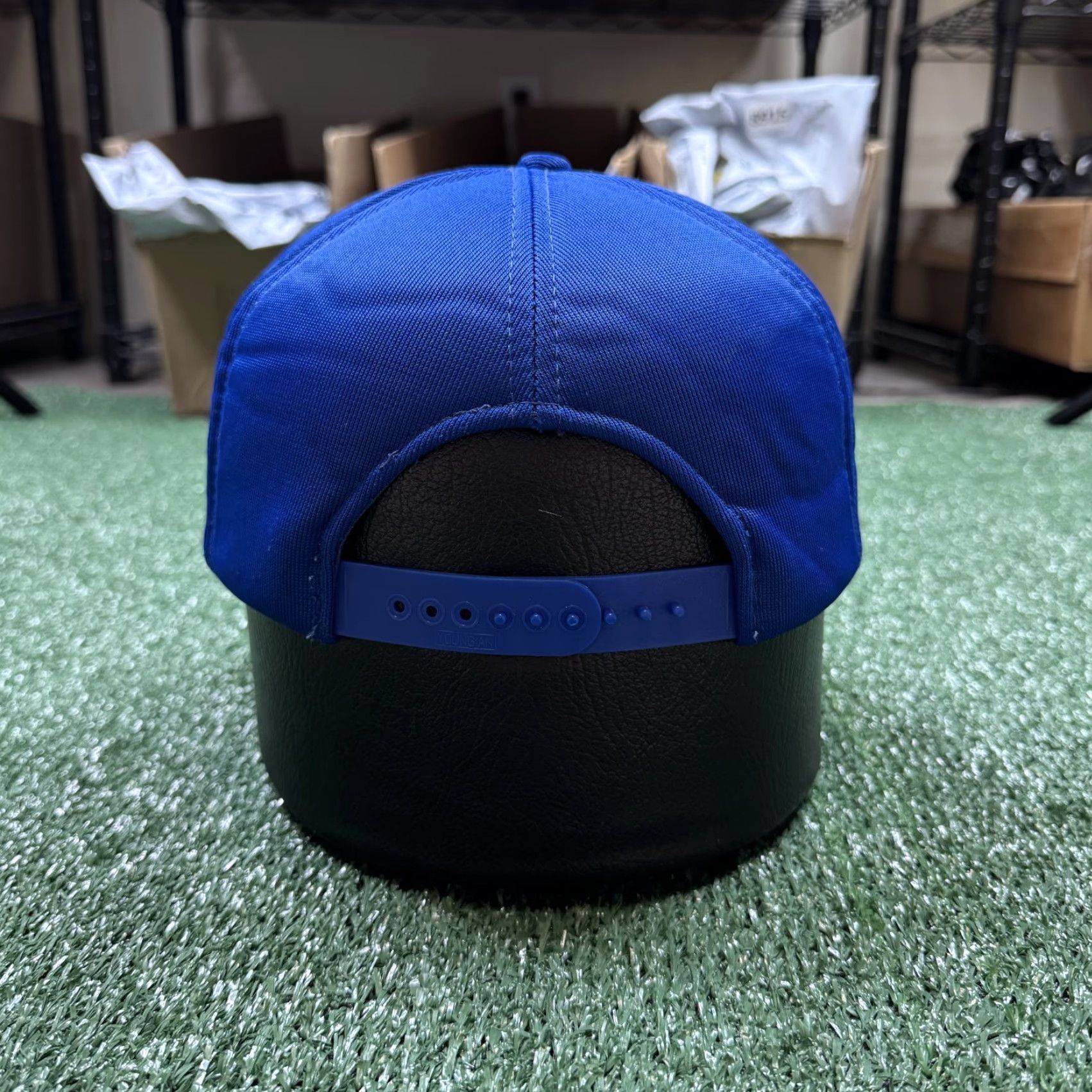Vintage VINTAGE Vernon Headliners Snapback Hat One Size Blue Foam 80s Graphic Print Mens Size ONE SIZE - 4 Thumbnail