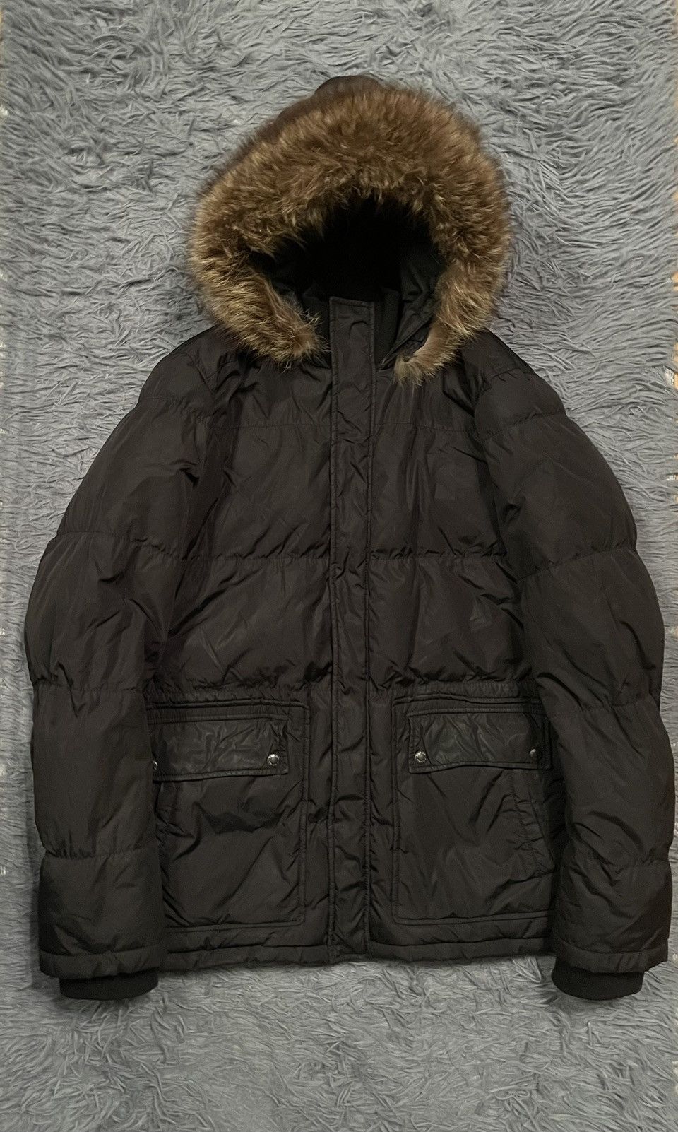 ジャケット・アウター 90-00s euro black mouton fur y2k archive 90-00s euro black mouton fur y2k archive