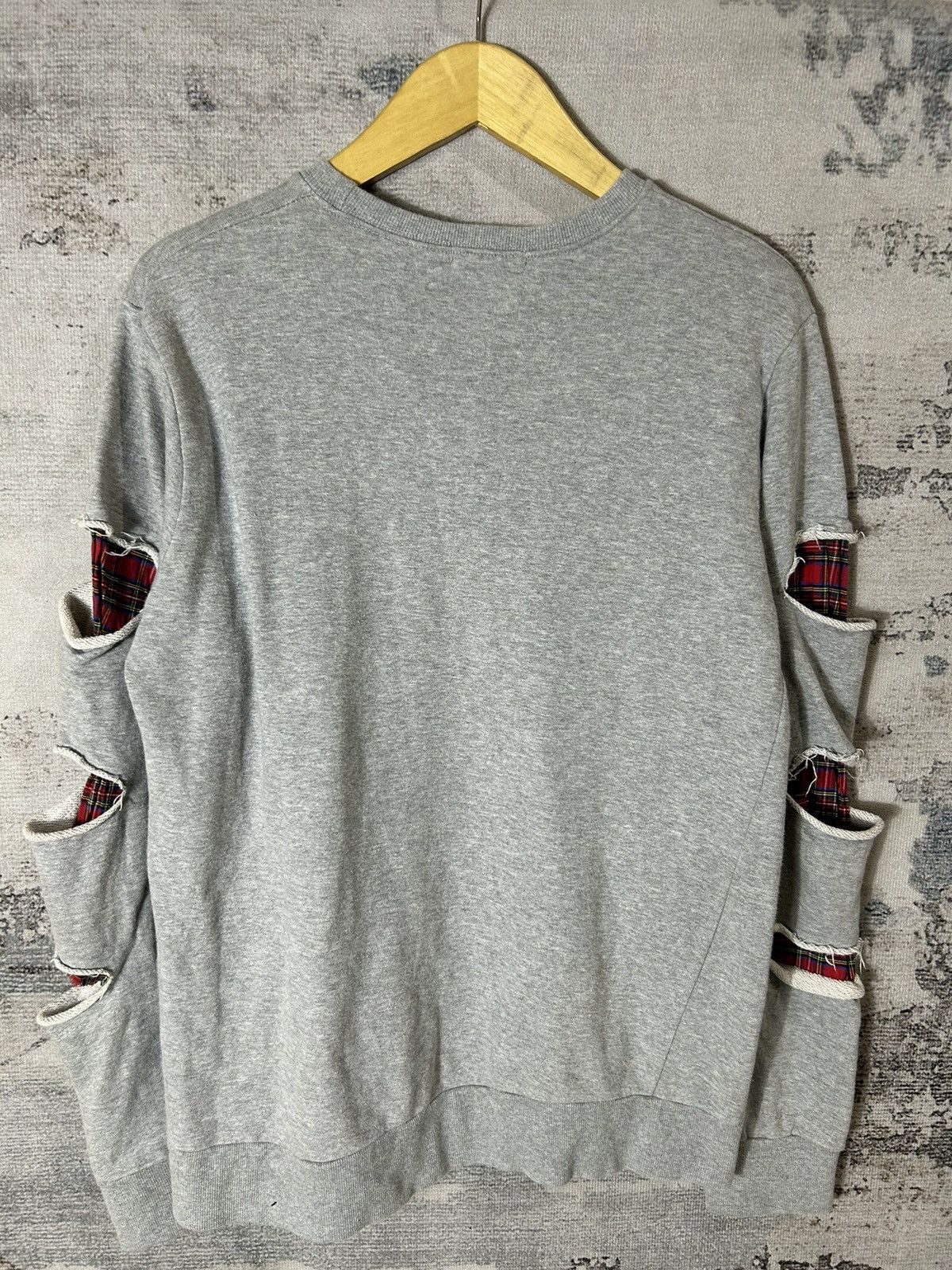 20471120 Kapital Style Distressed American Flag Sweatshirt Size US L / EU 52-54 / 3 - 4 Thumbnail