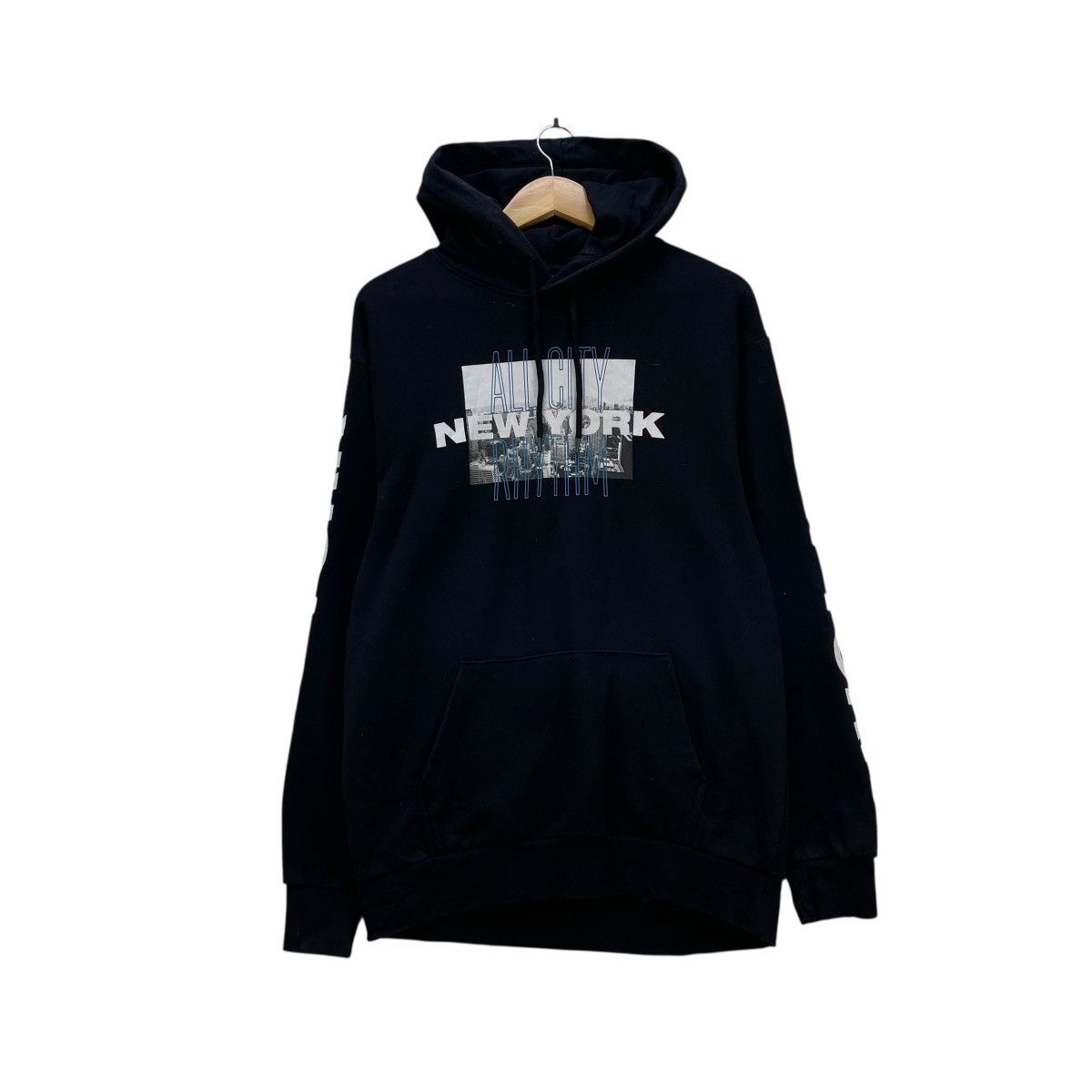 Japanese Brand 💥Division Spellout Big Logo New York Graphic Hooded Size US M / EU 48-50 / 2 - 2 Thumbnail