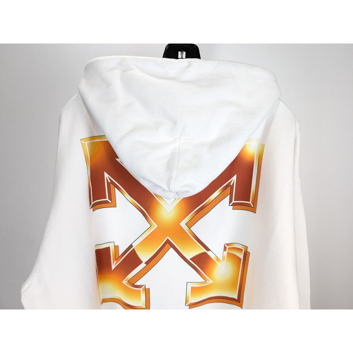 Off-White o1rshd1 Metal Arrow Over Hoodie in White/Orange Size US L / EU 52-54 / 3 - 14 Thumbnail