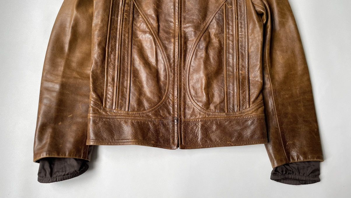 Maison Margiela S/S 2001 Tan Leather Jacket Size US M / EU 48-50 / 2 - 8 Thumbnail
