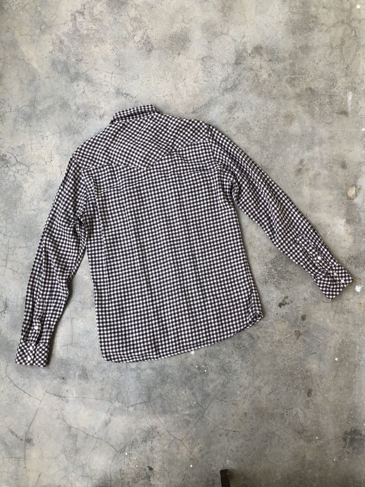 Hysteric Glamour Hysteric Glamour Flannel Black And White Checkered Size US L / EU 52-54 / 3 - 8 Thumbnail