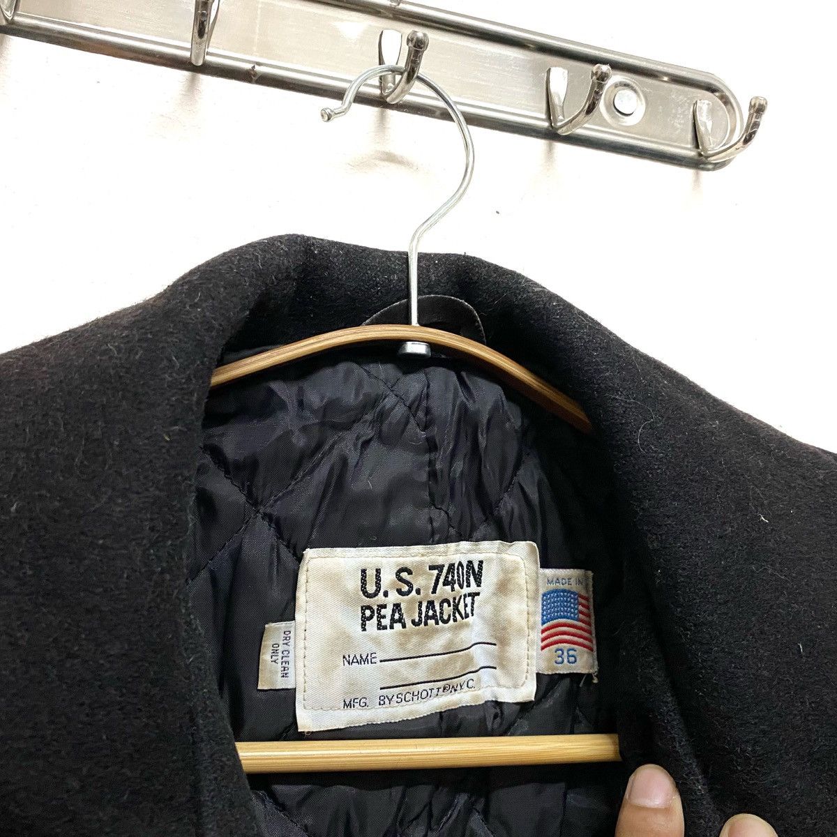 Schott Vintage Schott Bros NYC Duffle Coat Wool Long Jacket Chore Size US M / EU 48-50 / 2 - 4 Thumbnail