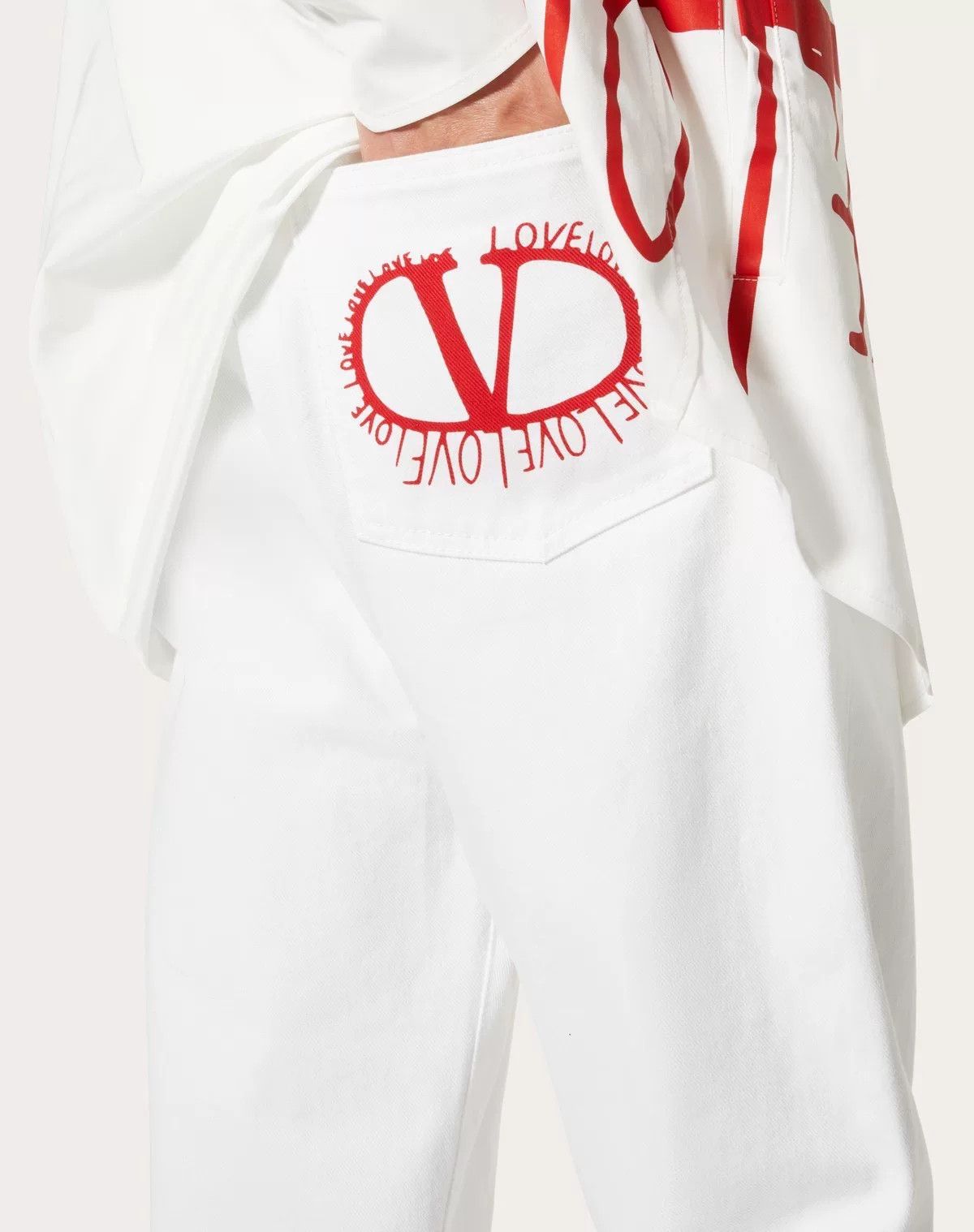 Valentino Valentino Love Collection White Jeans Size US 29 - 1 Thumbnail