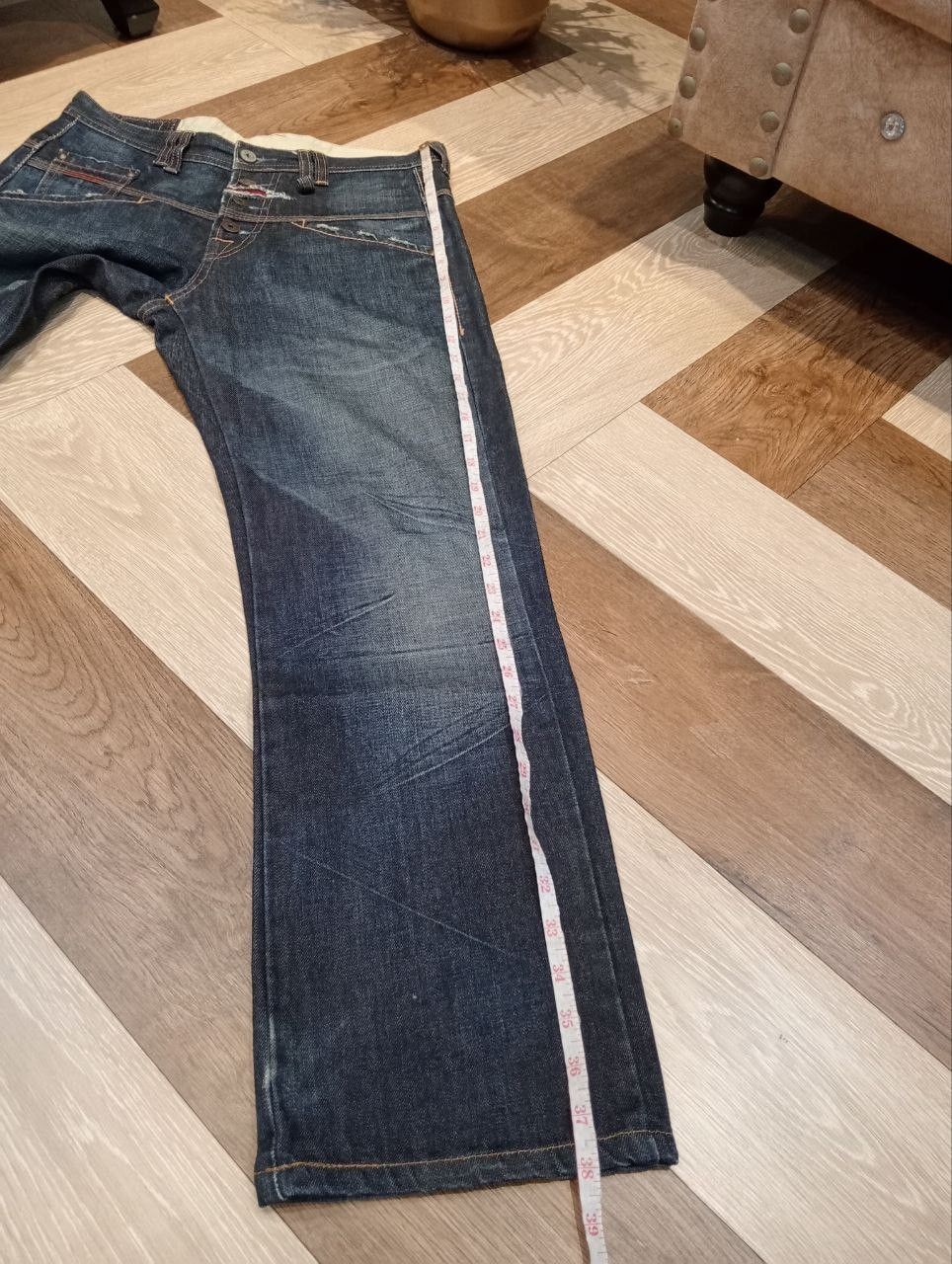 Marithe + Francois Girbaud MARITHE FRANCOIS GIRBAUD JEANS MULTI-BUTTON BLUE DENIM Size US 31 - 19 Thumbnail