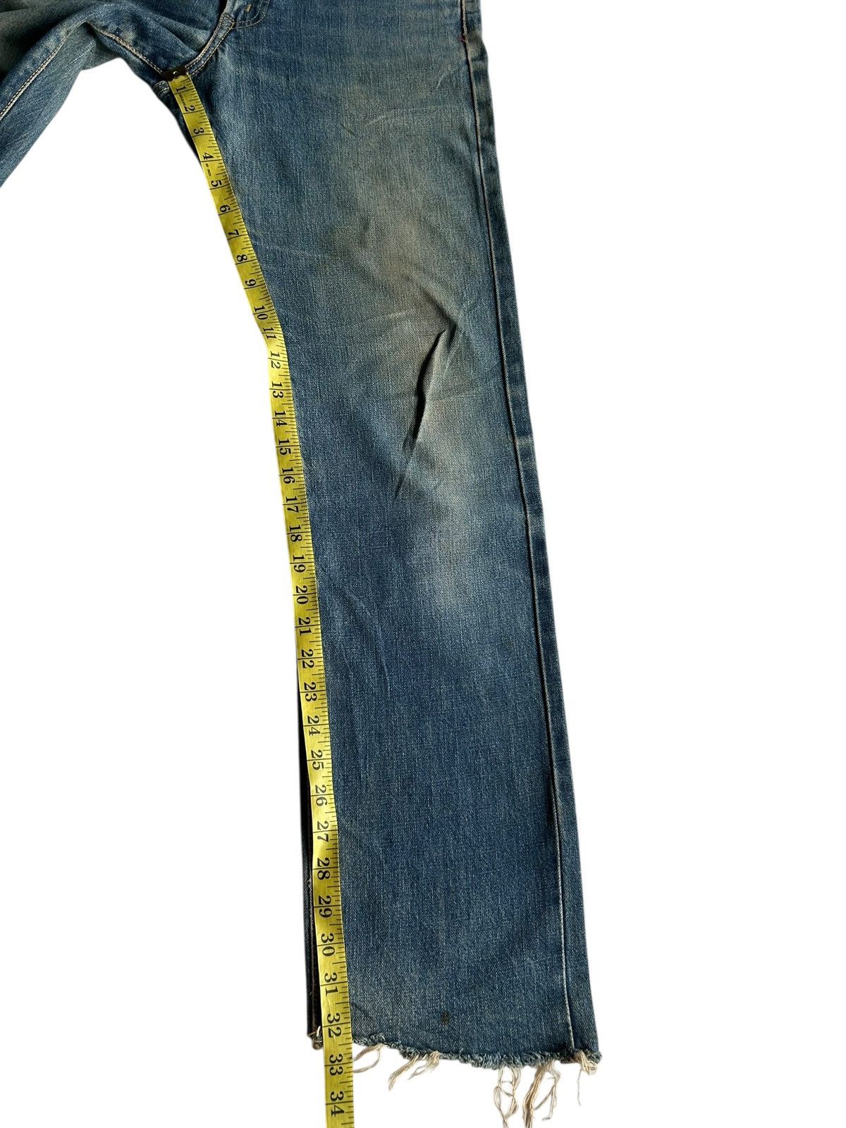 Japanese Brand × Kapital × Vintage Vintage Edwin Selvedge Distressed Punk Grunge Denim Jeans Size US 30 / EU 46 - 20 Thumbnail