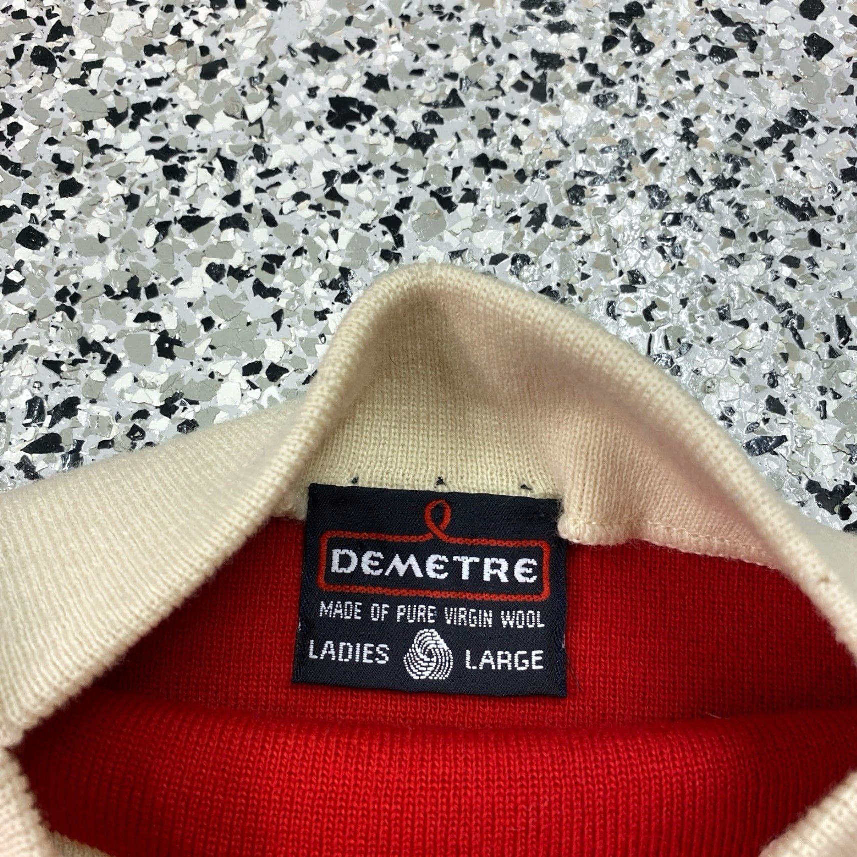 Etro VINTAGE Demetre Sweater Ski Ladies Large Red Wool Knit Pullover Crew Neck Long Sleeve Winter Fall Casual Size L / US 10 / IT 46 - 4 Thumbnail