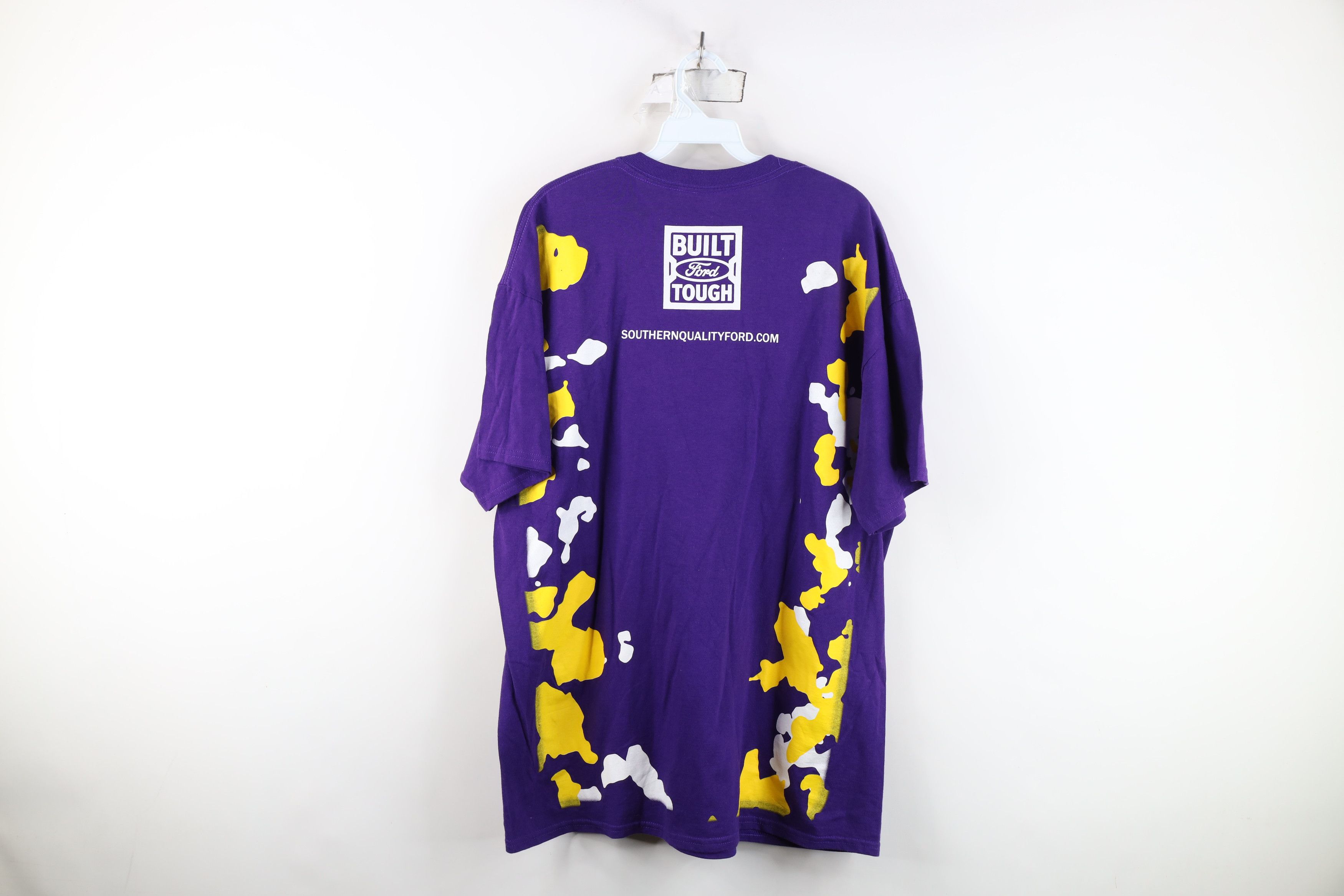 Vintage Vintage 90s Y2K Louisiana State University T-Shirt Purple Size US L / EU 52-54 / 3 - 14 Thumbnail