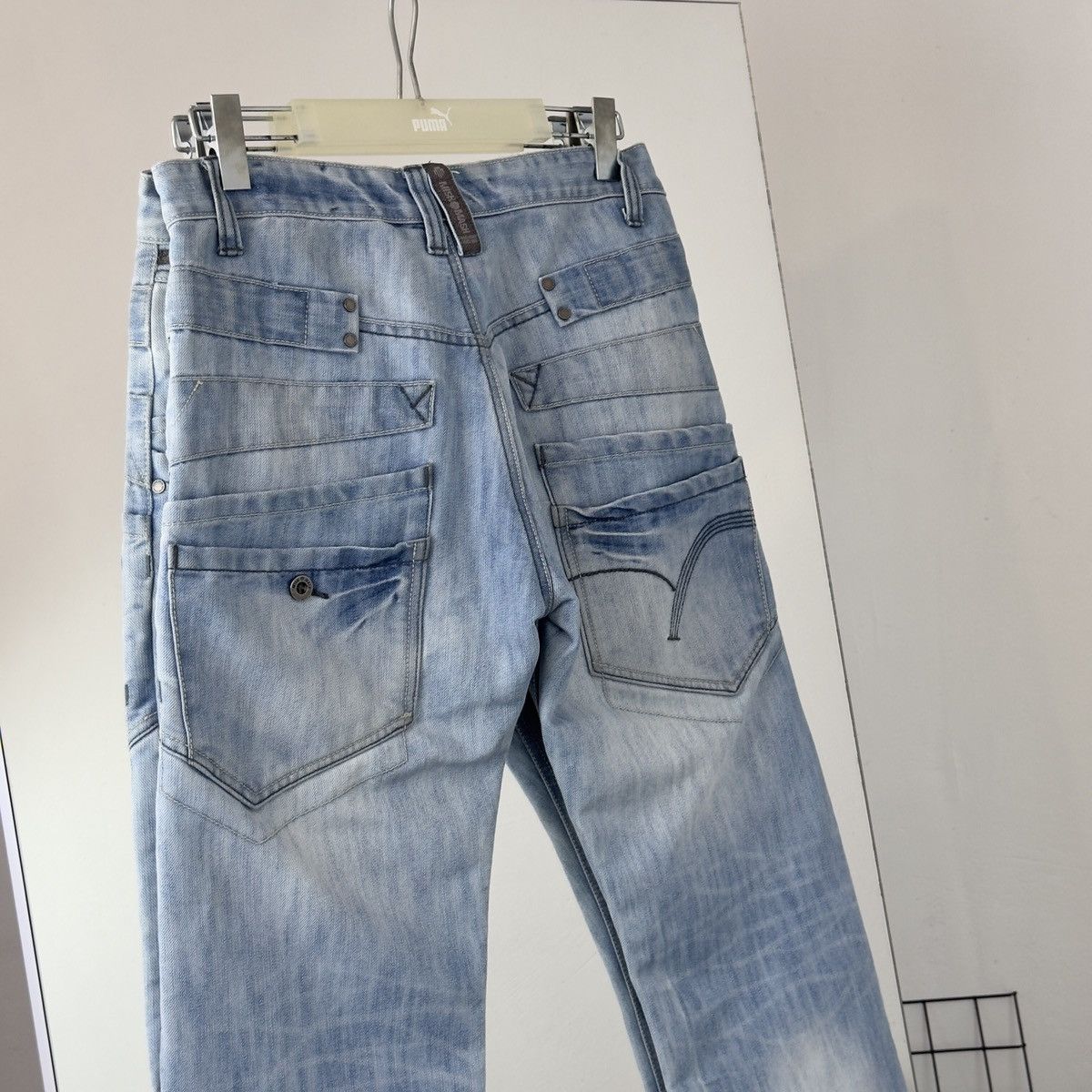 Japanese Brand Japanese Brand Multi-pocket Pants Denim Baggy Bidtressed Size US 32 / EU 48 - 3 Thumbnail
