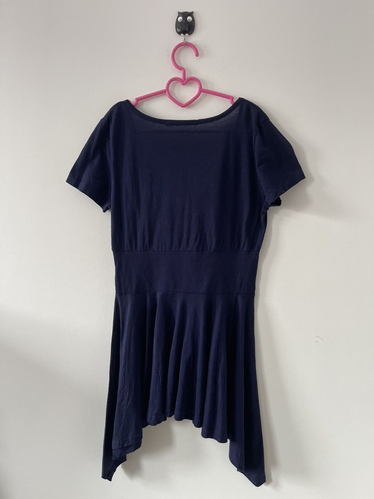 Limi Feu Rare Vintage LIMI FEU Yohji Yamamoto Navy Blue Mini Dress Size S / US 4 / IT 40 - 7 Thumbnail