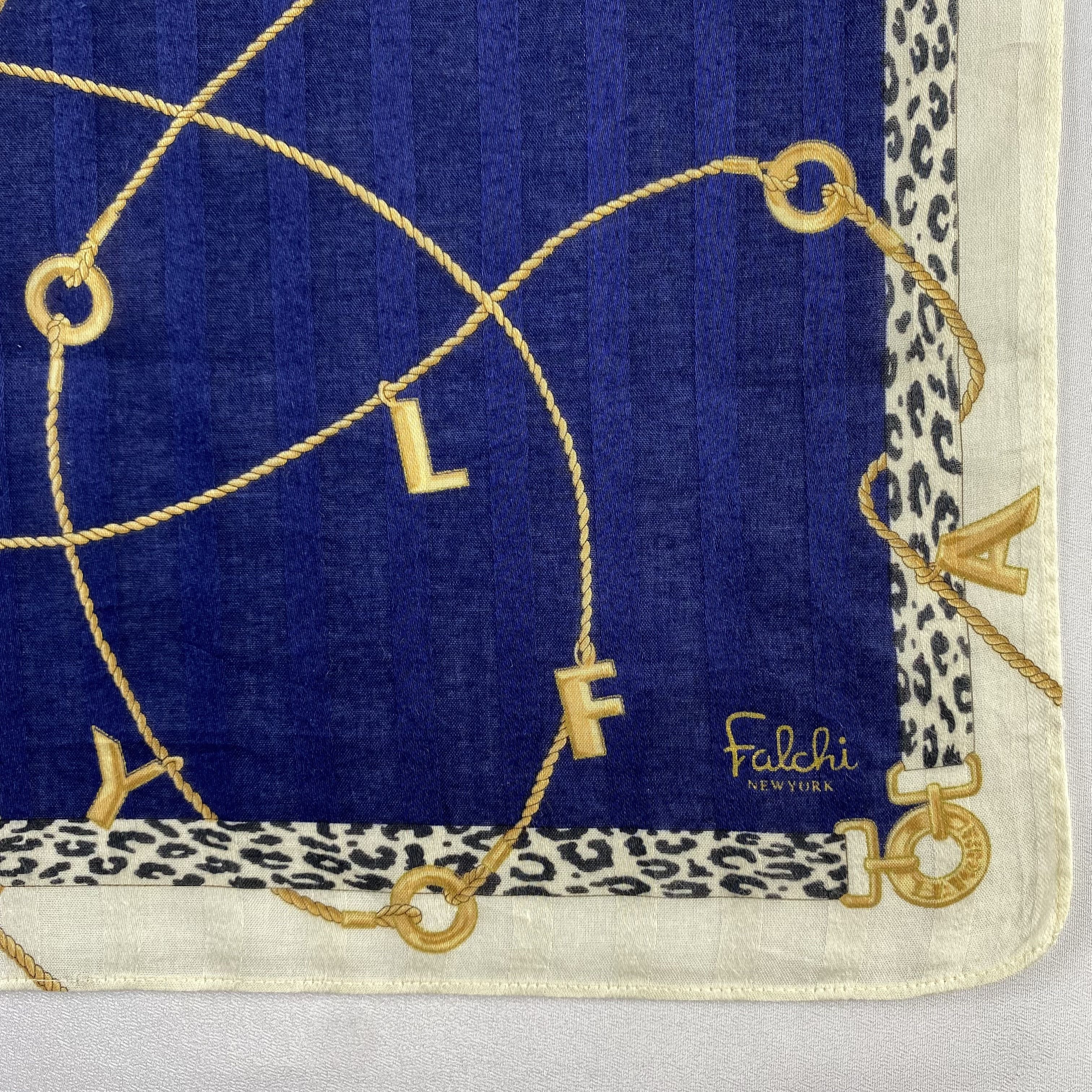 Japanese Brand × Vintage Falchi Handkerchief / Neckerchief / Bandana-P540 Size ONE SIZE - 3 Thumbnail