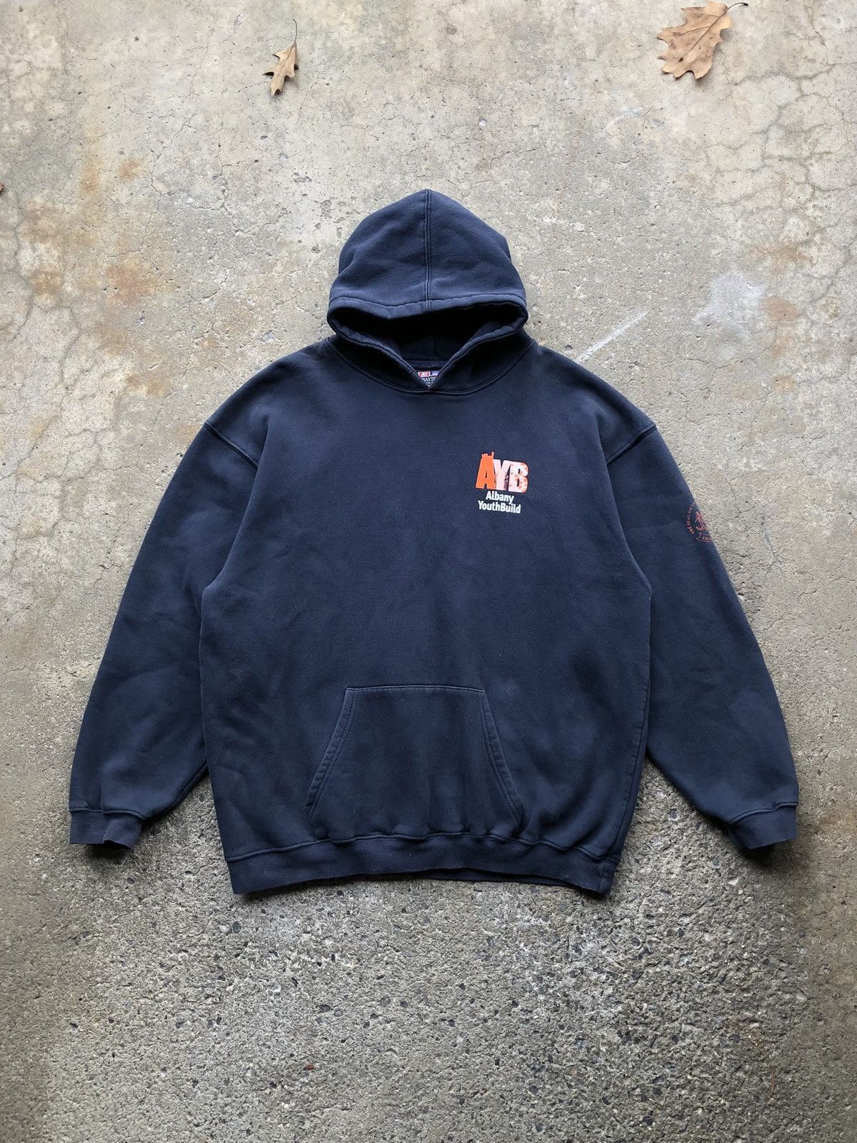 Vintage Albany YouthBuild Community Service Hooded Sweatshirt Size US XXL / EU 58 / 5 - 3 Thumbnail