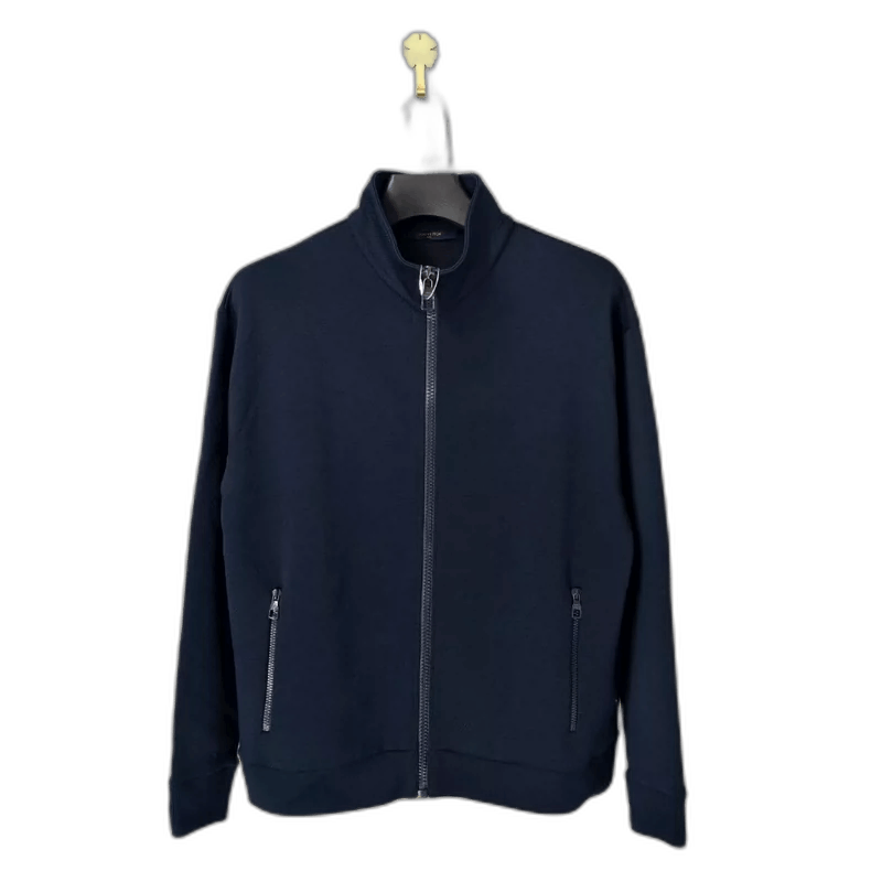 Louis Vuitton Louis Vuitton Dark Blue Embossed Logo Jacket-yf Size US M / EU 48-50 / 2 - 1 Thumbnail