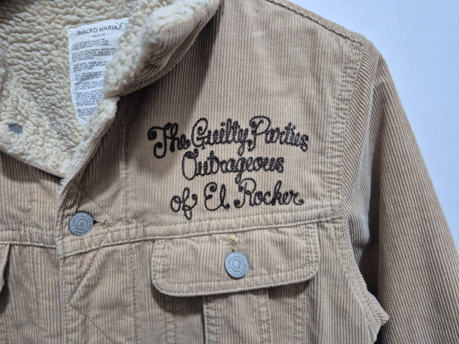 Vintage × Wacko Maria Guilty Parties Corduroy Jacket Size US S / EU 44-46 / 1 - 6 Thumbnail