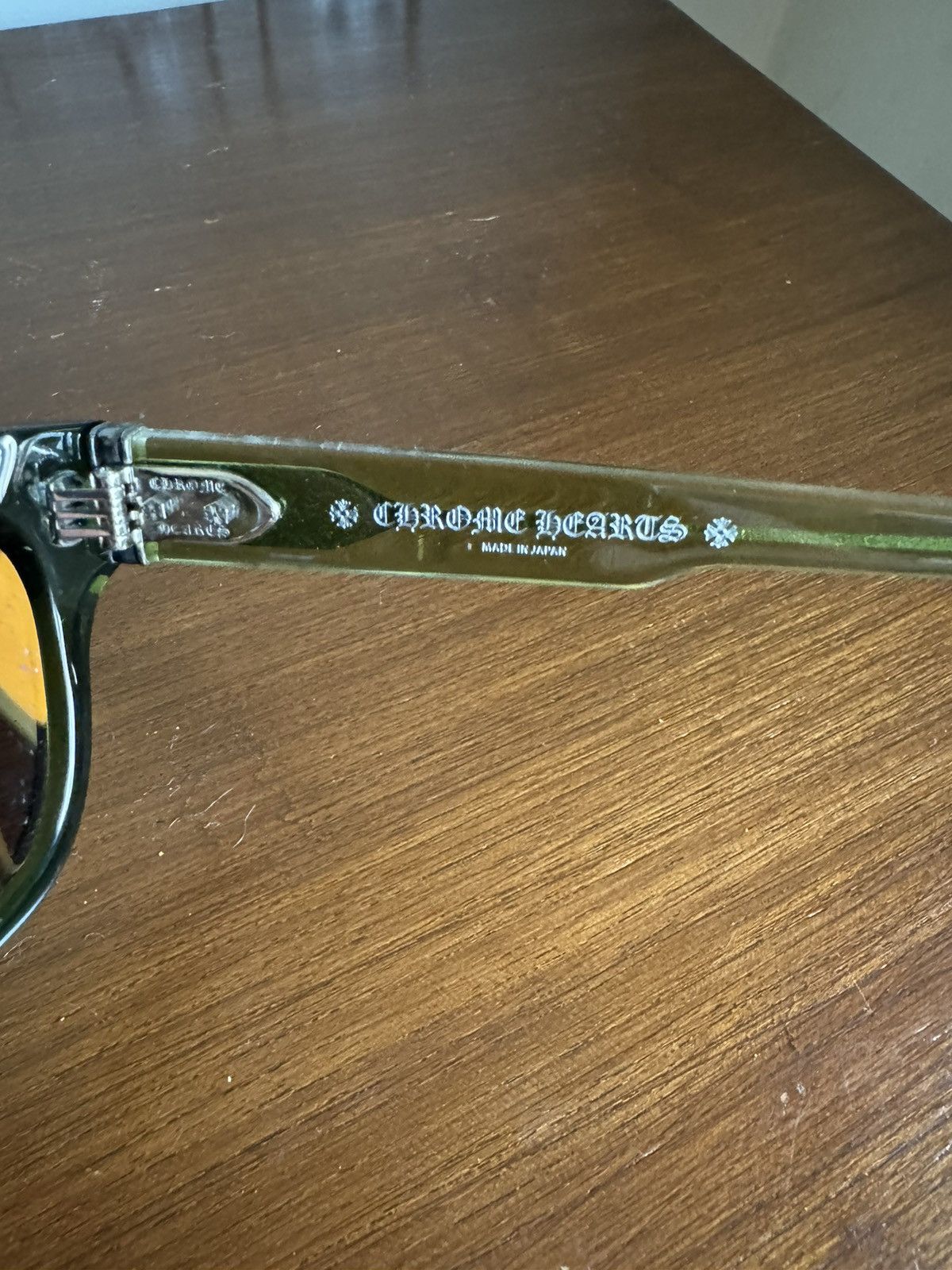Chrome Hearts Chrome Hearts Sunglasses (Green Acetate) Size ONE SIZE - 6 Thumbnail