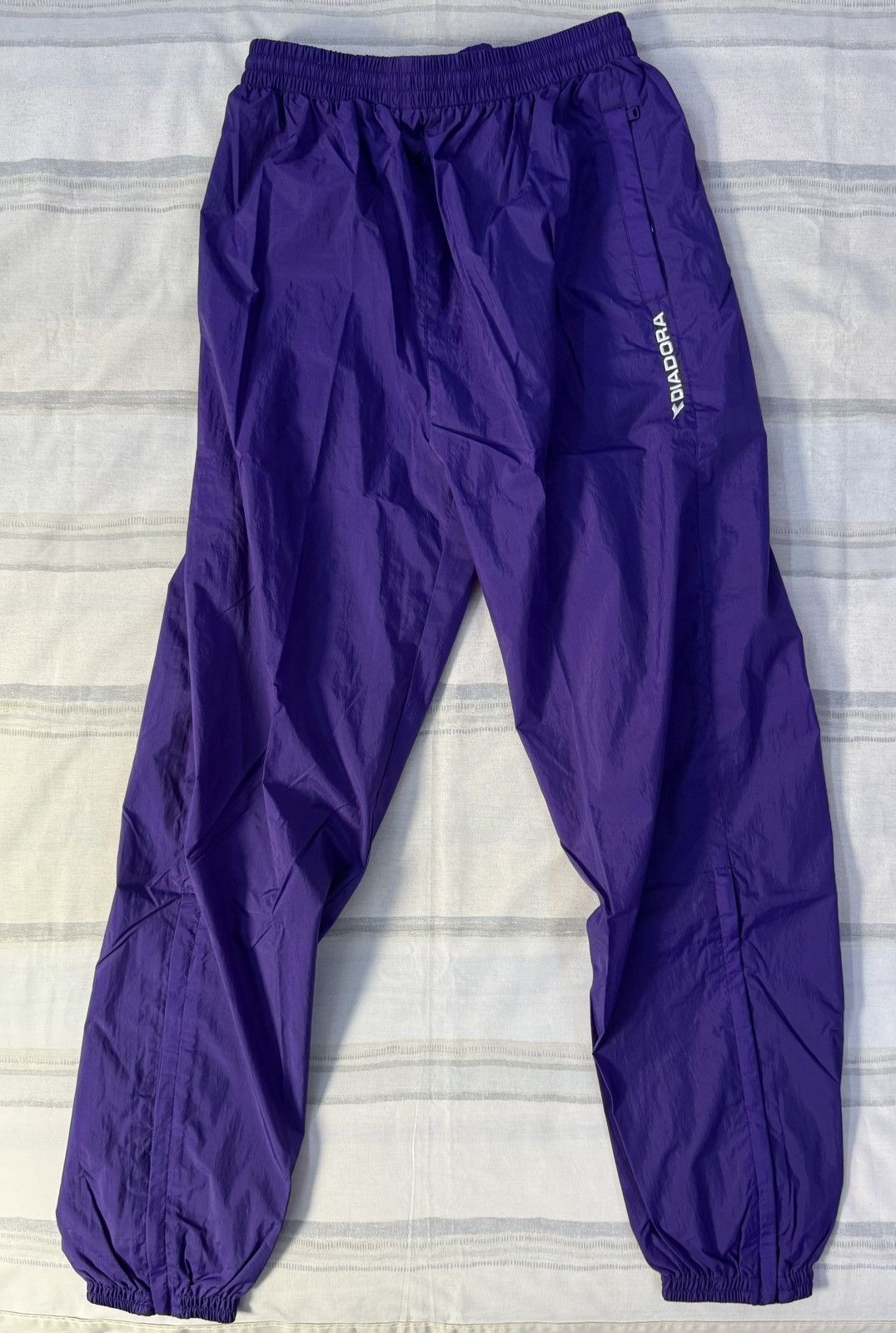 Diadora Vintage 1990s Diadora Trofeo Warmup Tracksuit Purple Size M Size US M / EU 48-50 / 2 - 11 Thumbnail
