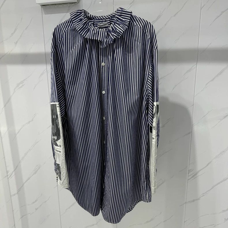 Balenciaga Newspaper Shirt | Grailed