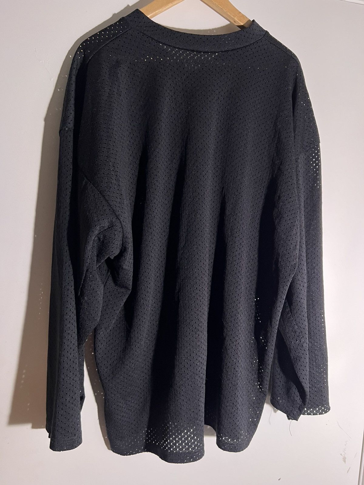 Vintage 90’s 2000’s Y2K VTG Vintage Black Blank Hockey Plain Jersey Size US L / EU 52-54 / 3 - 2 Thumbnail