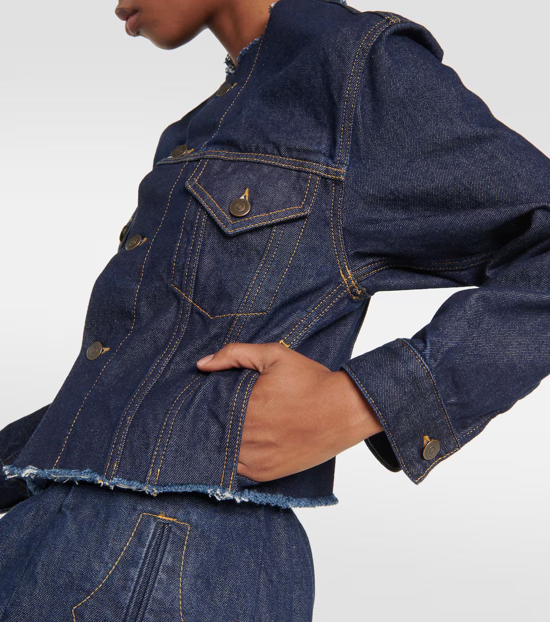 Maison Margiela o1y0625 Denim Jacket in Blue Size L / US 10 / IT 46 - 3 Thumbnail