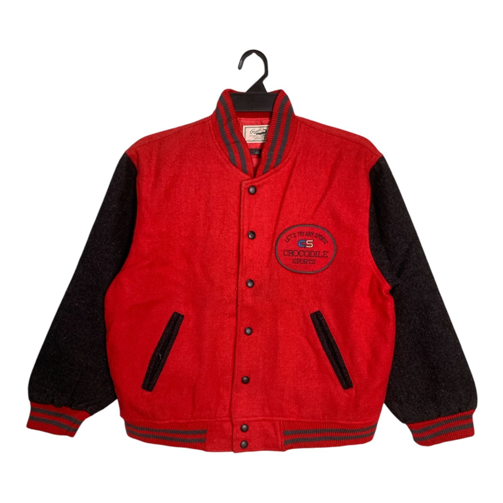 Japanese Brand Rare Design Vintage Crocodile Sports Varsity Jacket Size M / US 6-8 / IT 42-44 - 1 Thumbnail