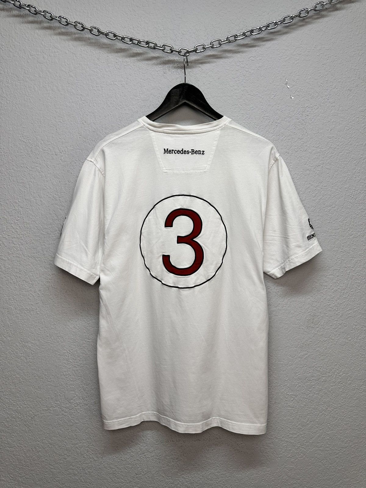 Mercedes-Benz Vintage MERCEDES BENZ MICHAEL SCHUMACHER Tee Shirt Top Size US L / EU 52-54 / 3 - 7 Thumbnail