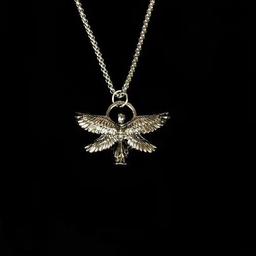 Jewelry Angel Necklace Punk Chain Size ONE SIZE - 6 Thumbnail