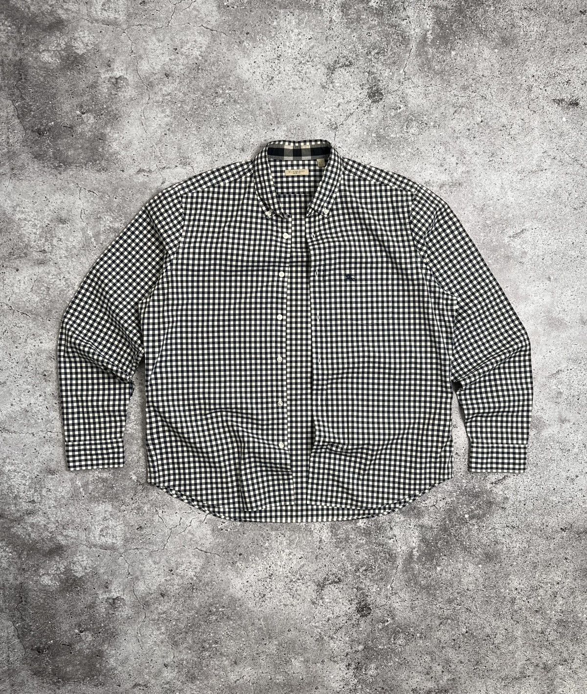 Burberry Burberry Shirt Plaid Button Up Oversize Size US XXL / EU 58 / 5 - 6 Thumbnail