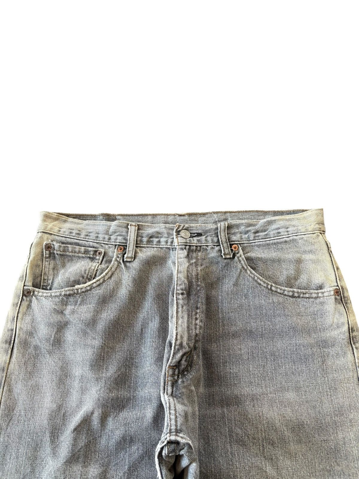 Levi's Vintage 90s Levis 539 Charcoal Wash Baggy Jeans Size US 34 / EU 50 - 4 Thumbnail