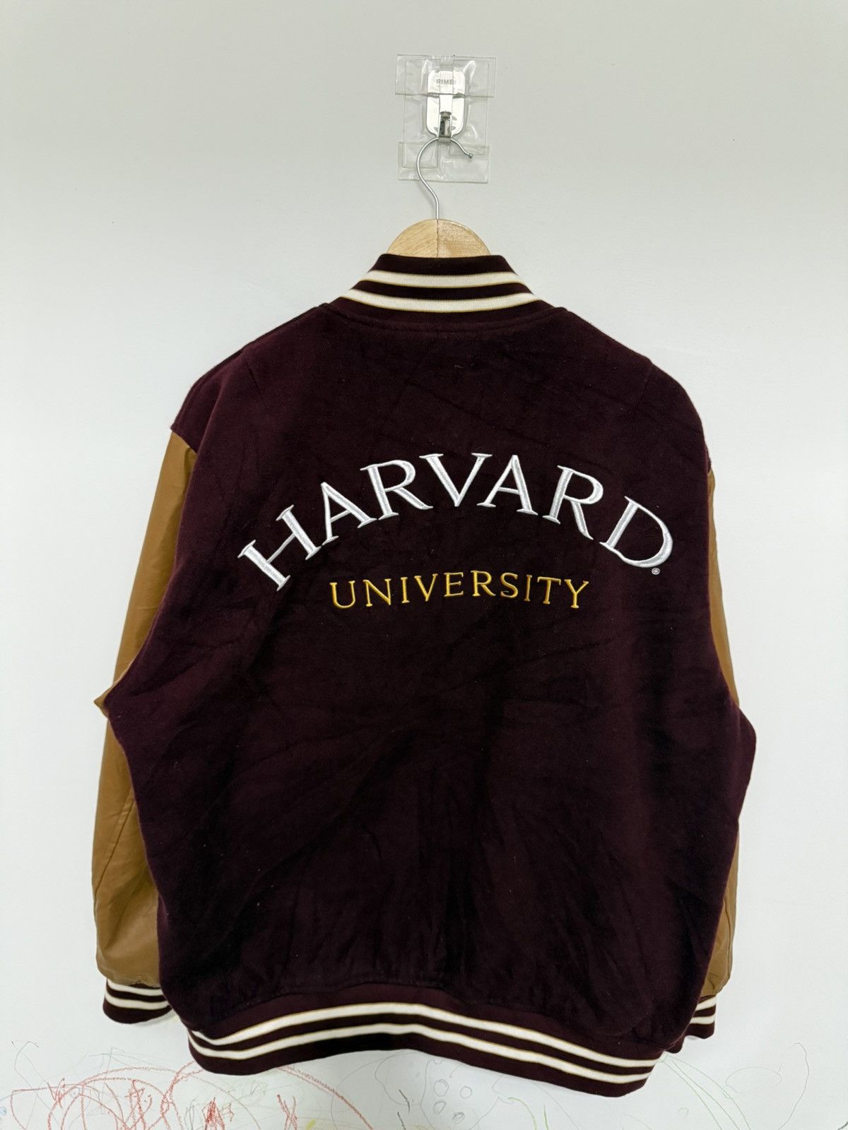 GU Vintage Harvard x GU Bomber Varsity Jacket Size US L / EU 52-54 / 3 - 2 Thumbnail