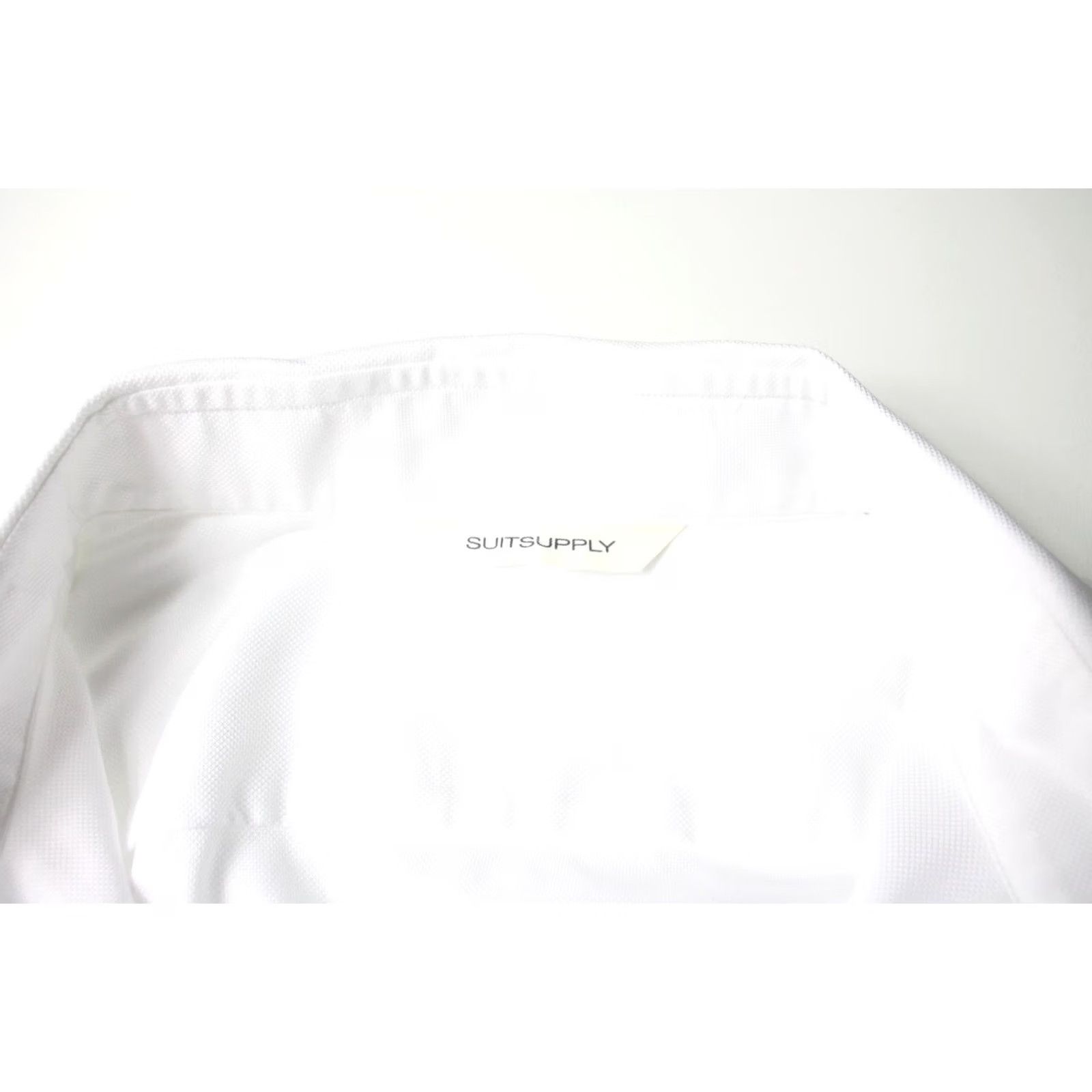 Suitsupply SUITSUPPLY Shirt Men's MEDIUM Extra Slim Fit Cutaway Collar White Formal Size 40R - 7 Thumbnail