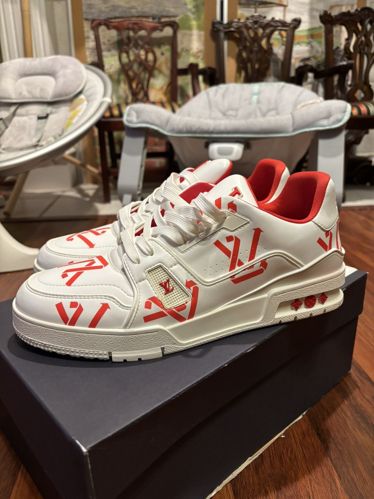Louis Vuitton Louis vuitton trianer sneaker Size US 7.5 / EU 40-41 - 2 Thumbnail