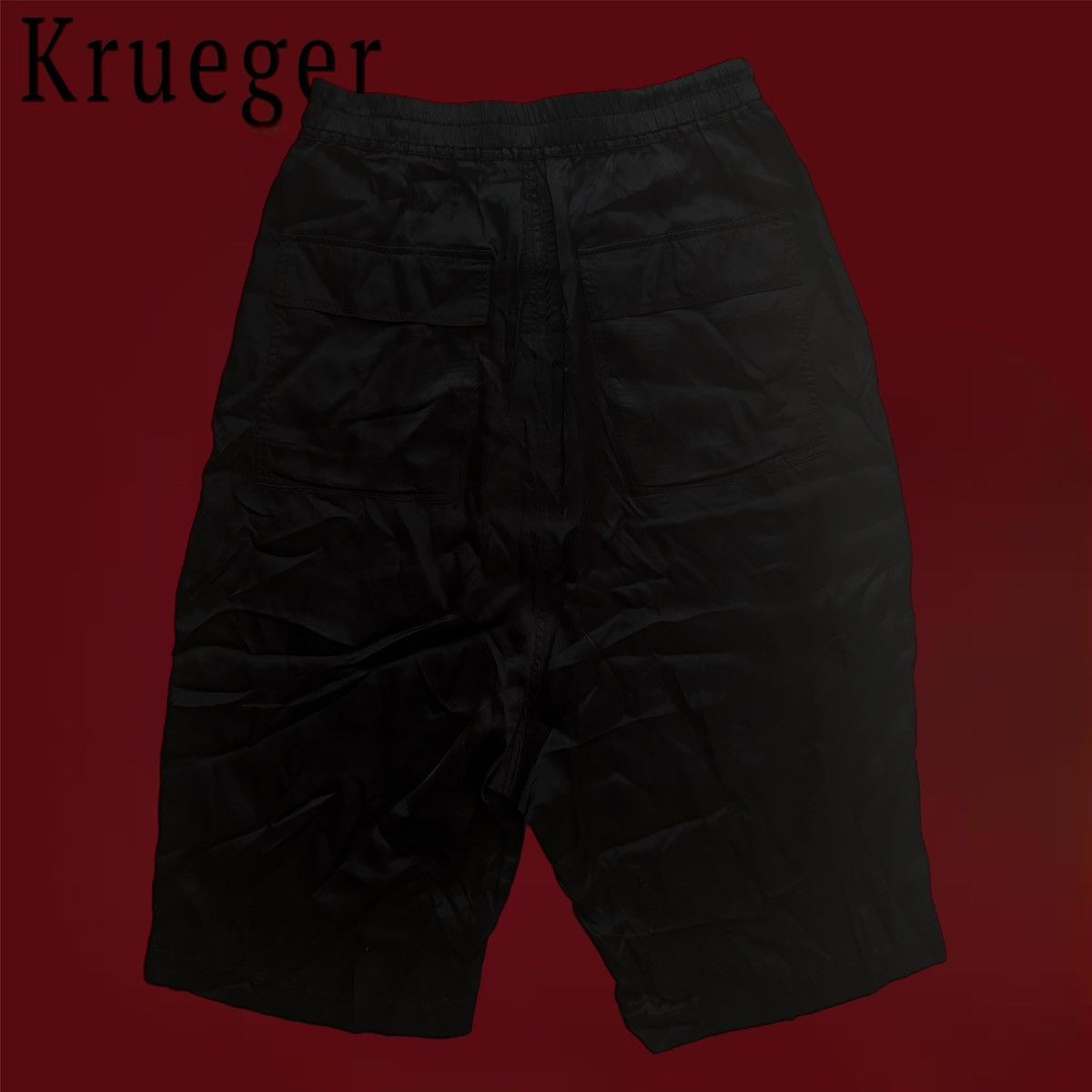 Rick Owens Rick Owens Drawstring Sarouel Cropped Pants Size US 30 / EU 46 - 2 Thumbnail