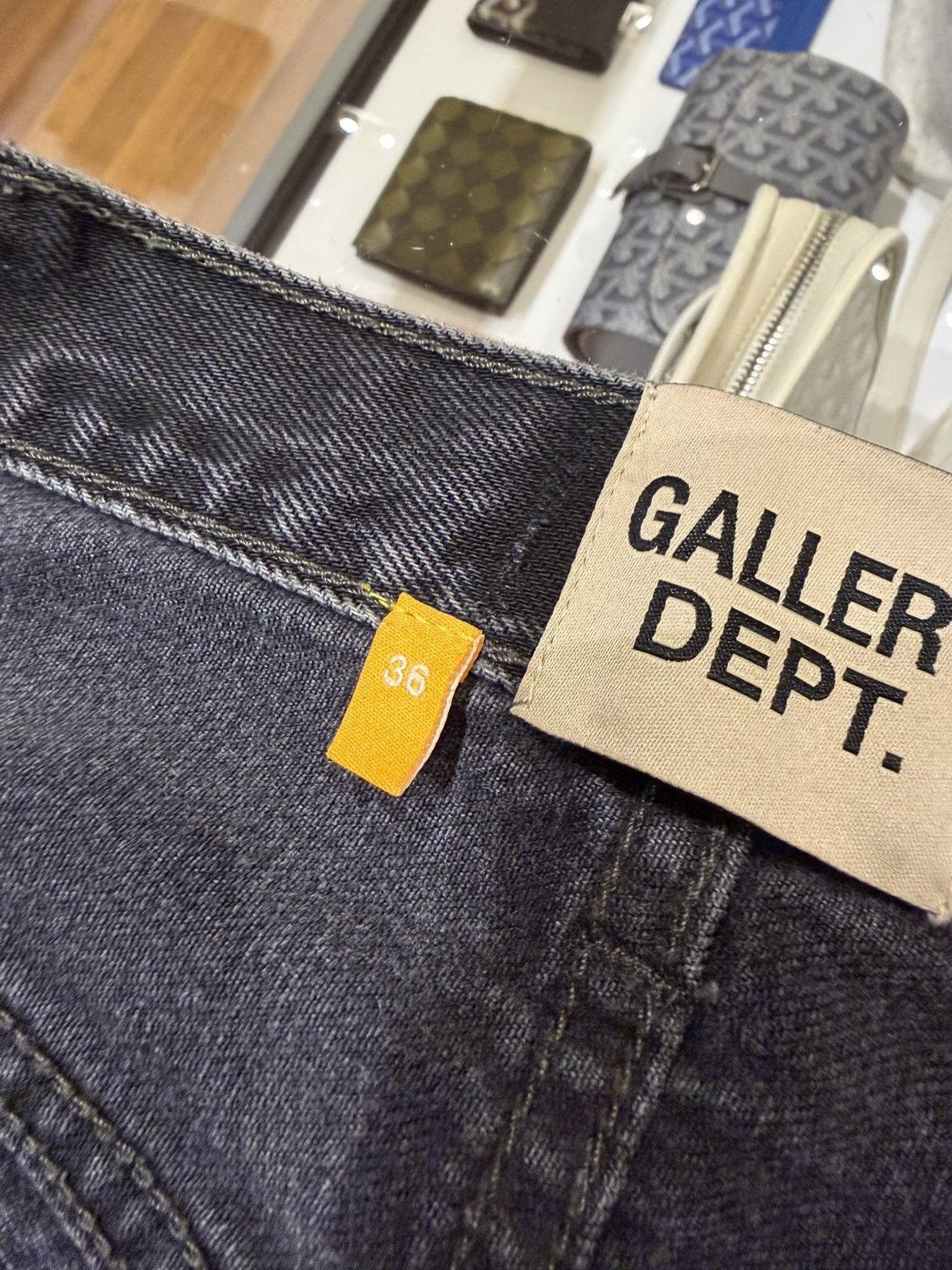 Gallery Dept. Gallery Dept Black Straight Leg Levi’s Jeans Size US 36 / EU 52 - 3 Thumbnail