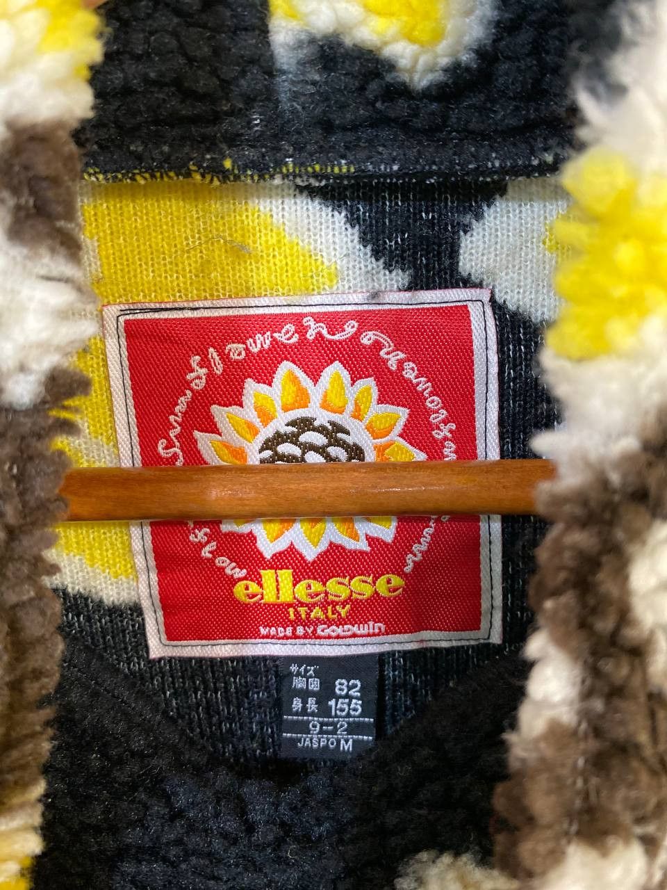 Ellesse vintage ellesse sunflower fleece sweater very nice design Size US M / EU 48-50 / 2 - 5 Thumbnail
