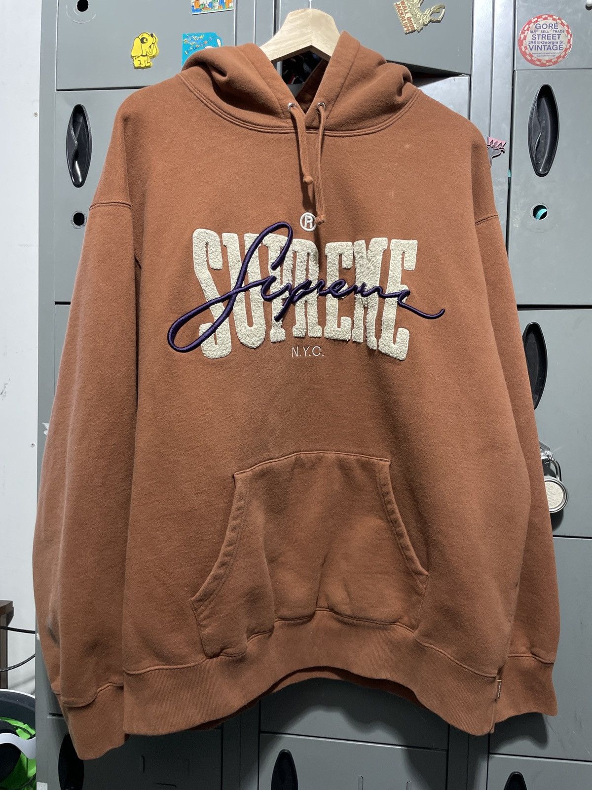 Supreme Supreme guardian hoodie ash grey | Grailed