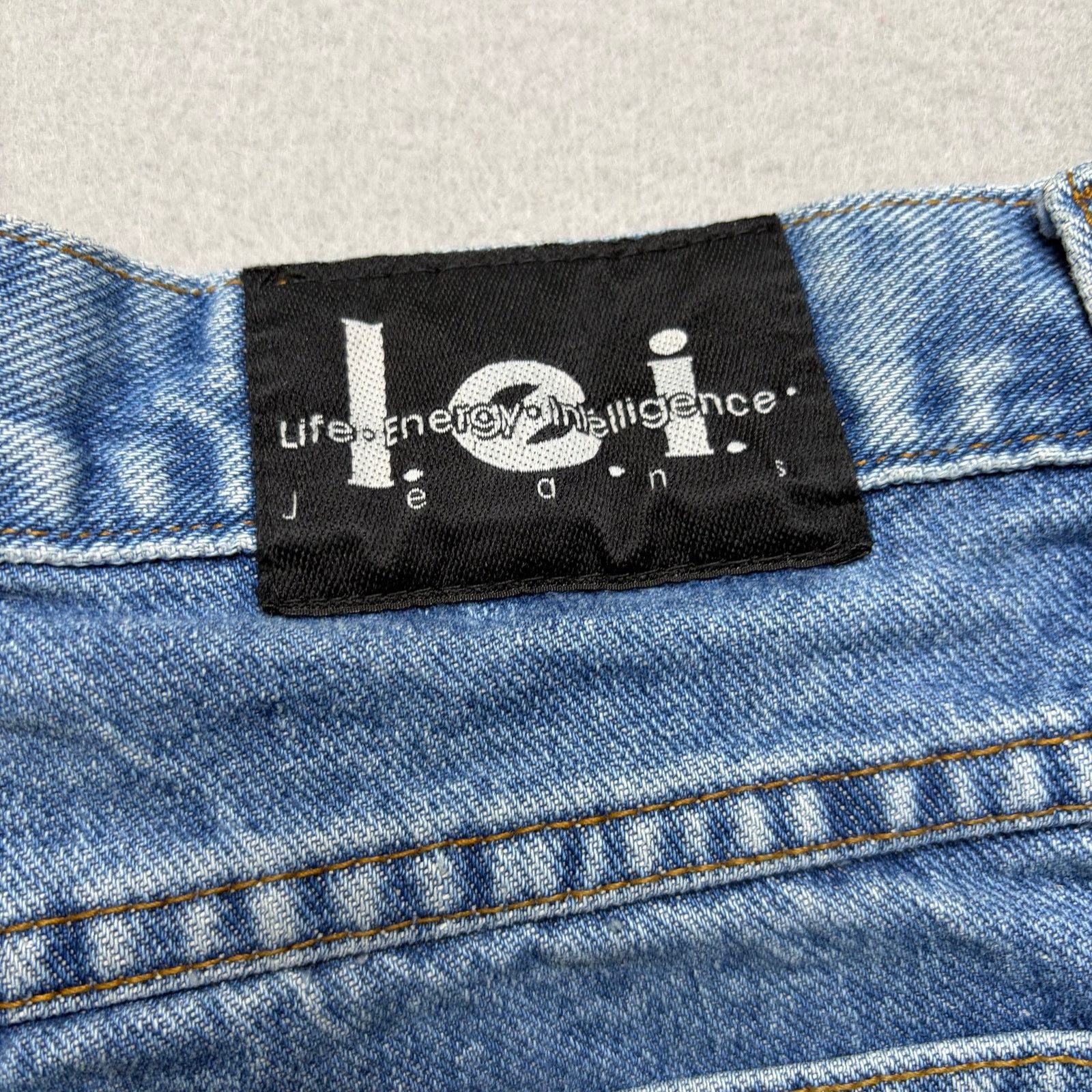 L.E.I. Vintage Lei Denim Cut Off Shorts Sz 31 Frayed Hem Y2K Size 31" - 5 Thumbnail