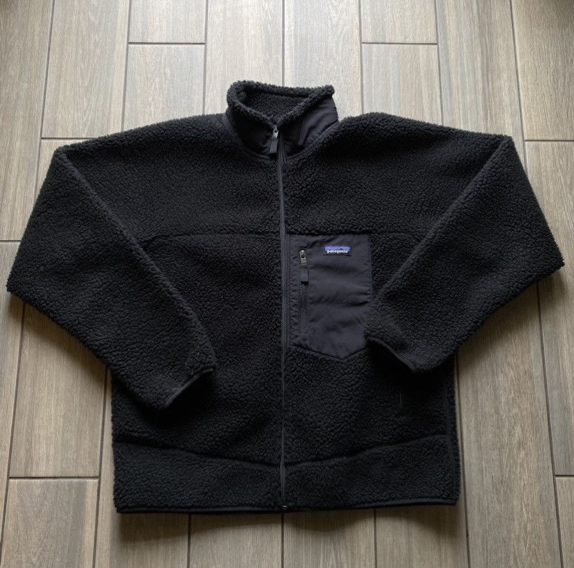 image of Patagonia Retro-X Fleece Jacket Black, Men's (Size Large)