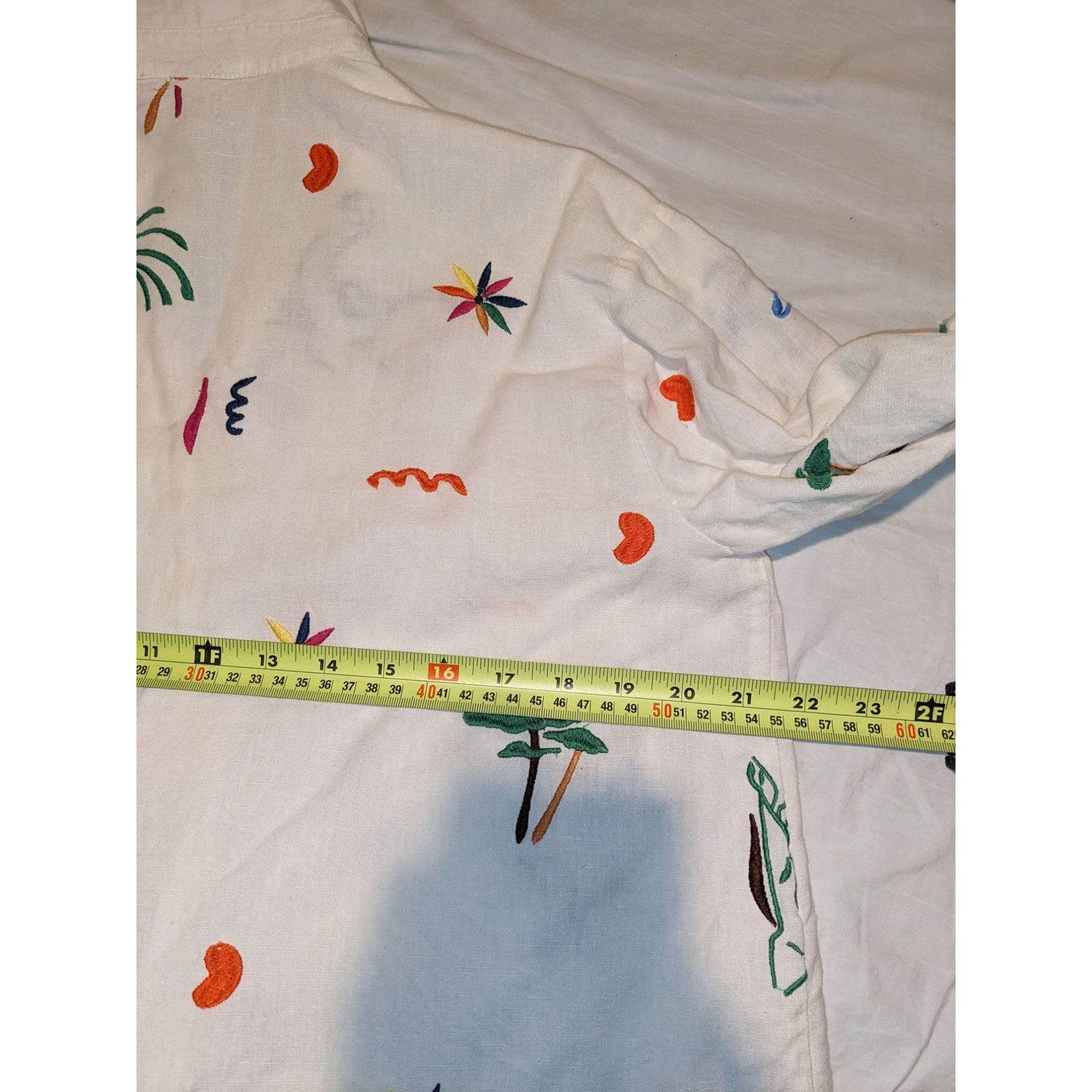 Sezane Sezane MARZIA SHIRT G.KERO linen animals print multicolor pi Size M / US 6-8 / IT 42-44 - 5 Thumbnail