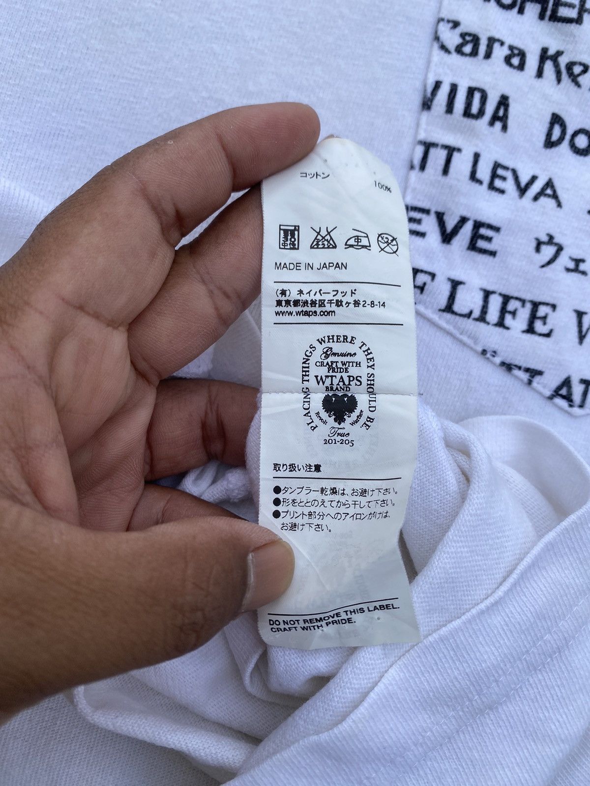 Wtaps Rare WTAPS “Way of Life” Multi language Translation Tee Size US M / EU 48-50 / 2 - 18 Thumbnail