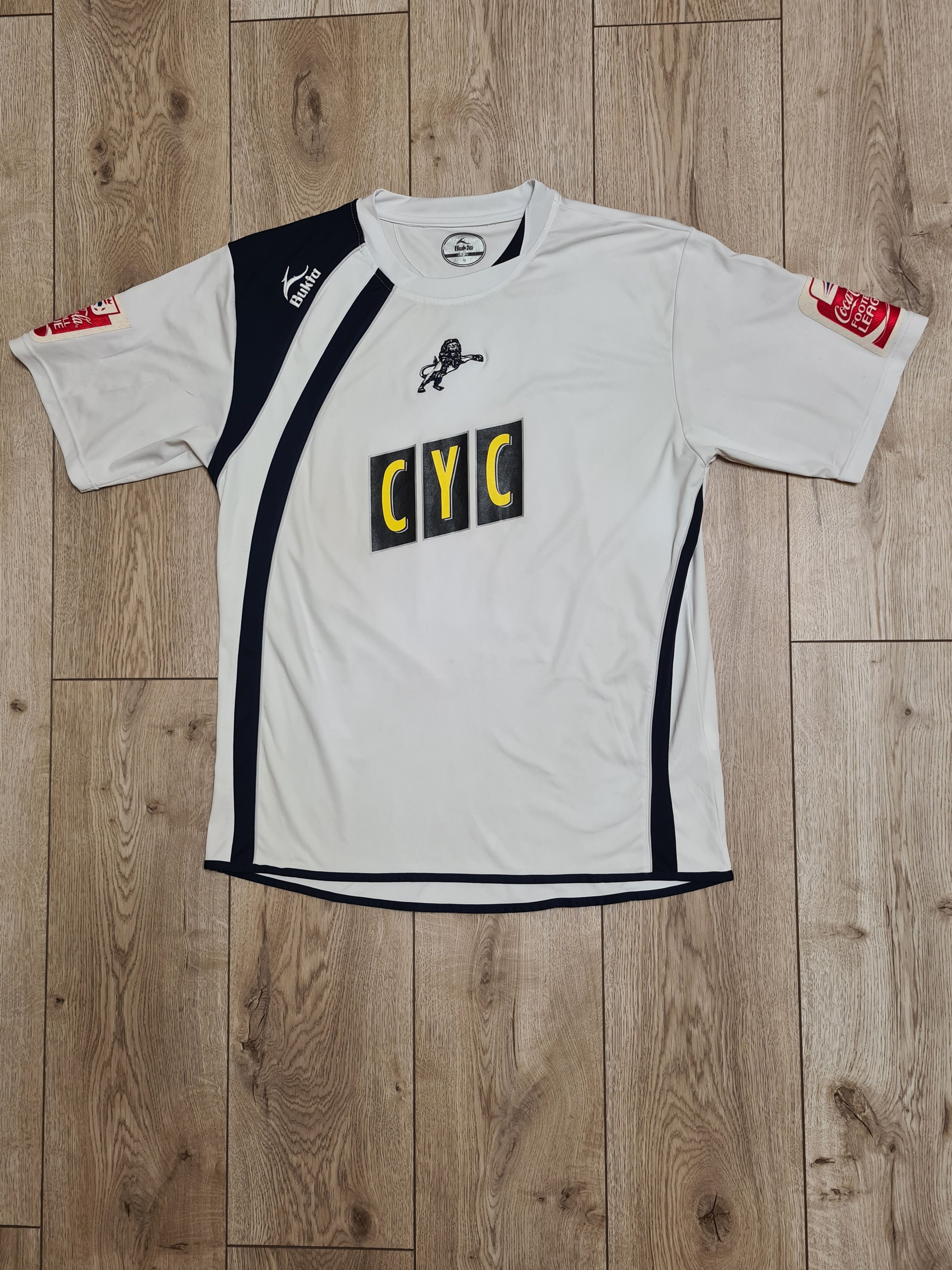 Vintage MILLWALL 2008 2009 AWAY GRIMES FOOTBALL SHIRT SOCCER JERSEY Size US M / EU 48-50 / 2 - 1 Thumbnail