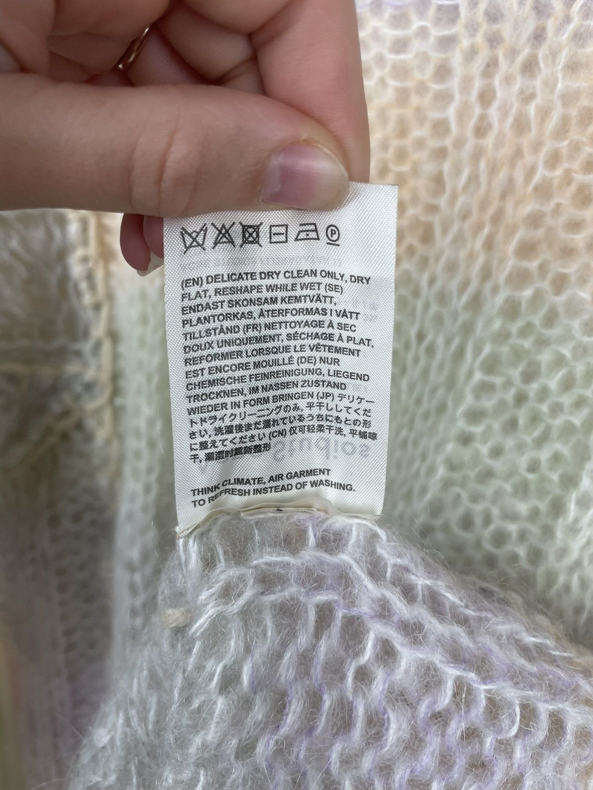 Acne Studios *RARE GRAIL* Acne Studios mohair sweater knit distressed Size US L / EU 52-54 / 3 - 7 Thumbnail