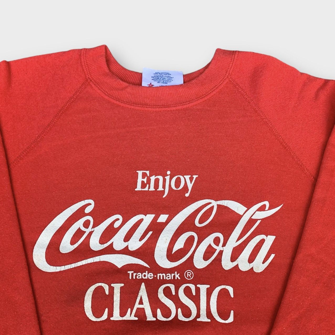 Coca Cola × Soffe × Vintage Vintage 90s Soffe Enjoy Coca Cola Classic Crewneck Size US M / EU 48-50 / 2 - 7 Thumbnail