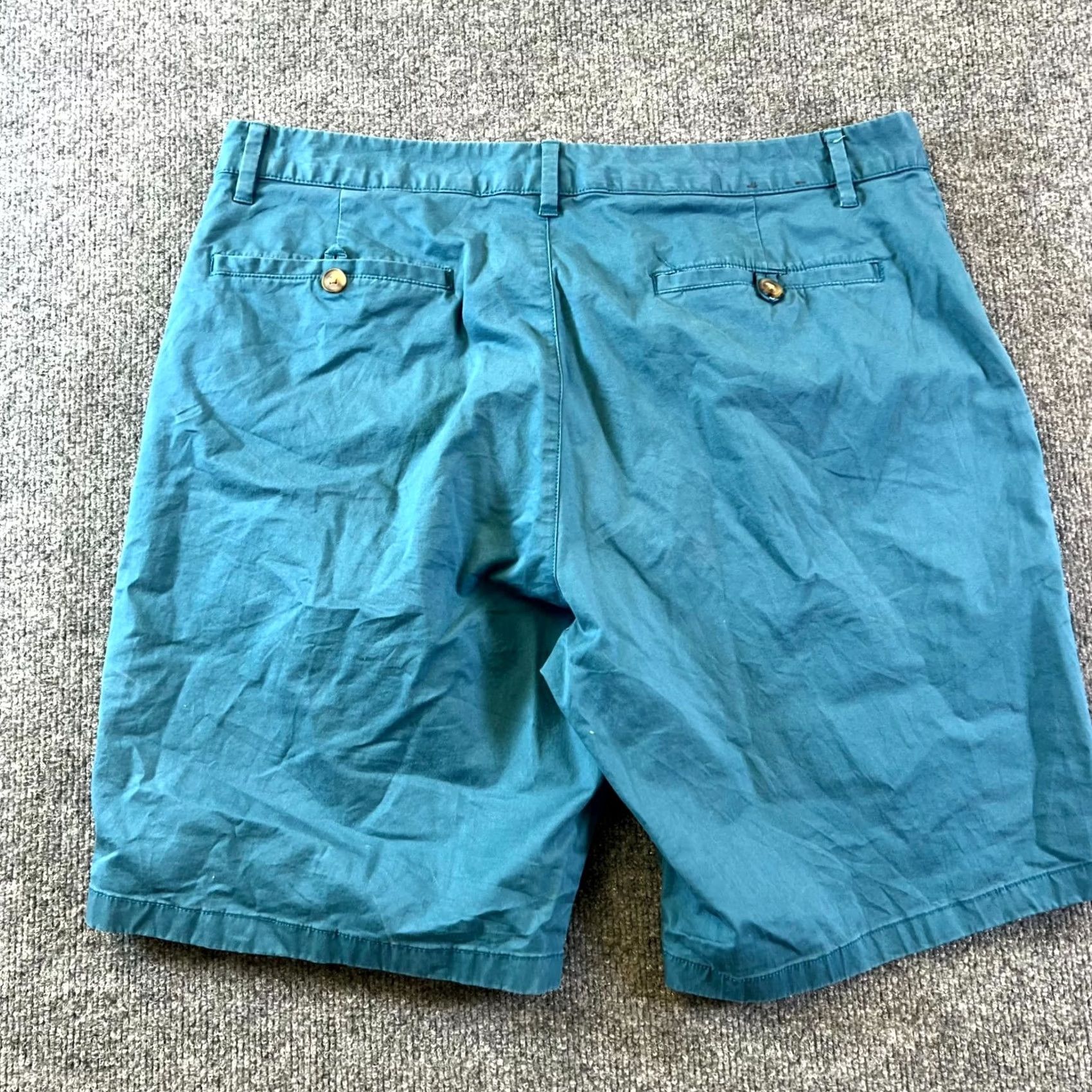 Bonobos Bonobos Shorts Mens 36 Blue Cotton Flat Front Inseam Chino Golf Performance Size US 36 / EU 52 - 2 Thumbnail