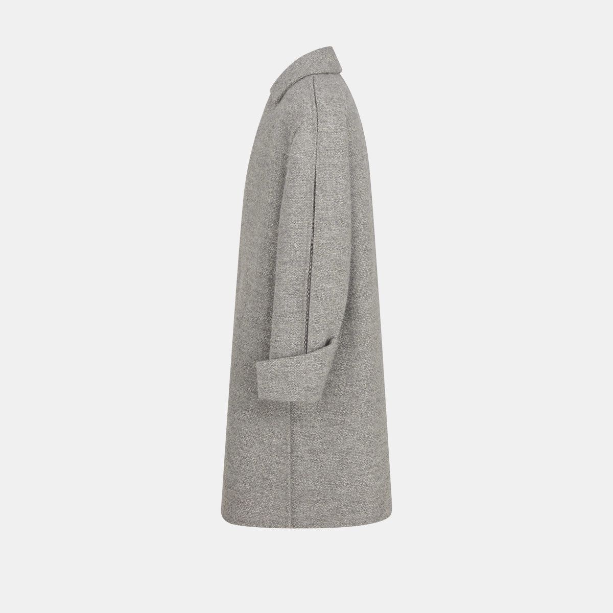 o1w1db11024 Virgin Wool Coat in Grey