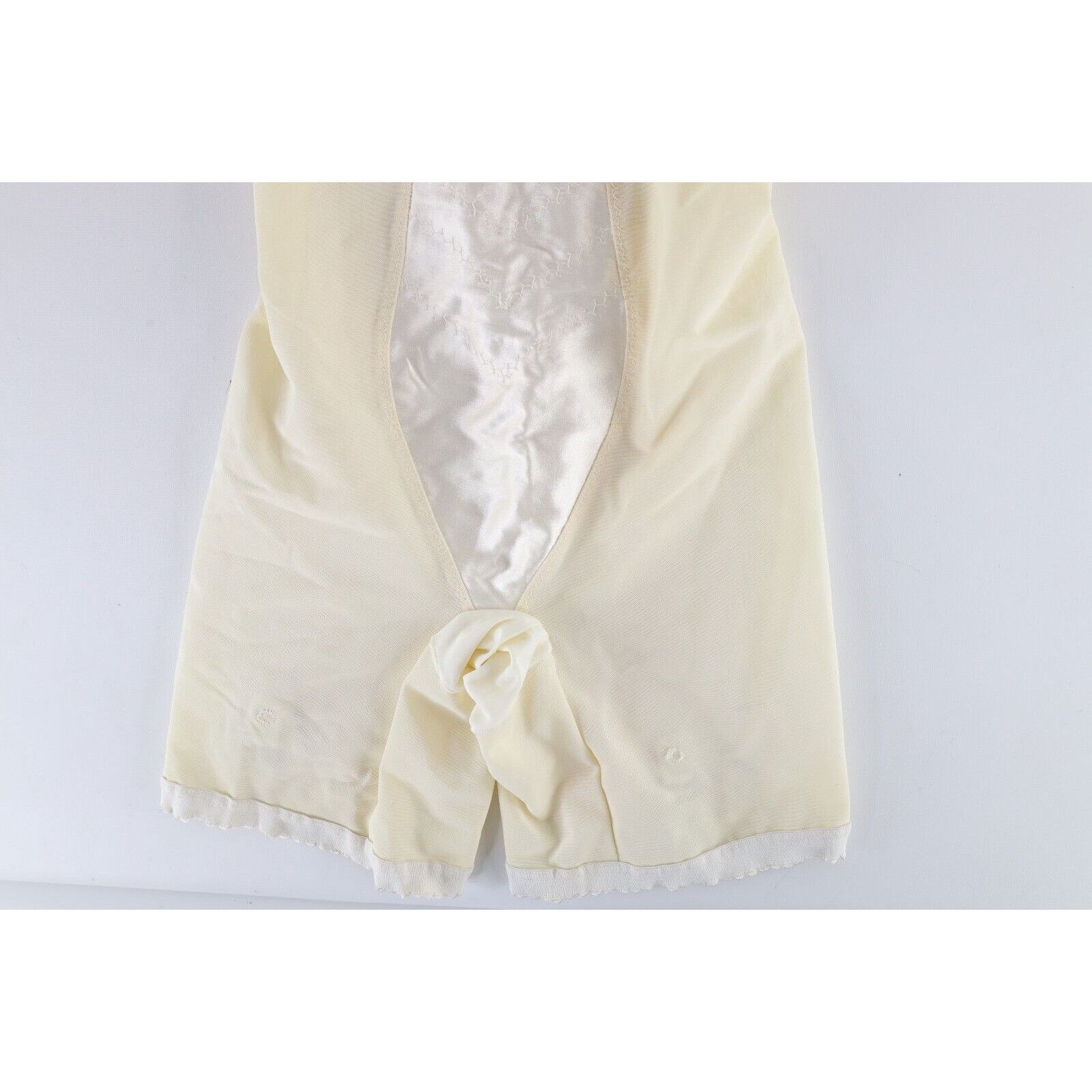 Vintage Vintage 50s 60s Lace Flower Shapewear Bodysuit Size ONE SIZE - 4 Thumbnail
