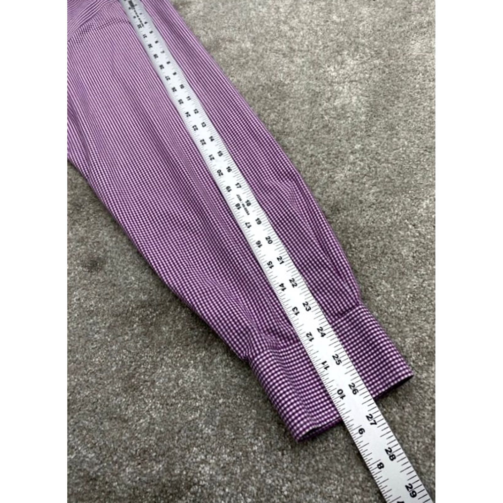 Polo Ralph Lauren Polo Ralph Lauren Shirt Mens 2XL Long Sleeve Button Up Purple White Checkered Size US XXL / EU 58 / 5 - 7 Thumbnail