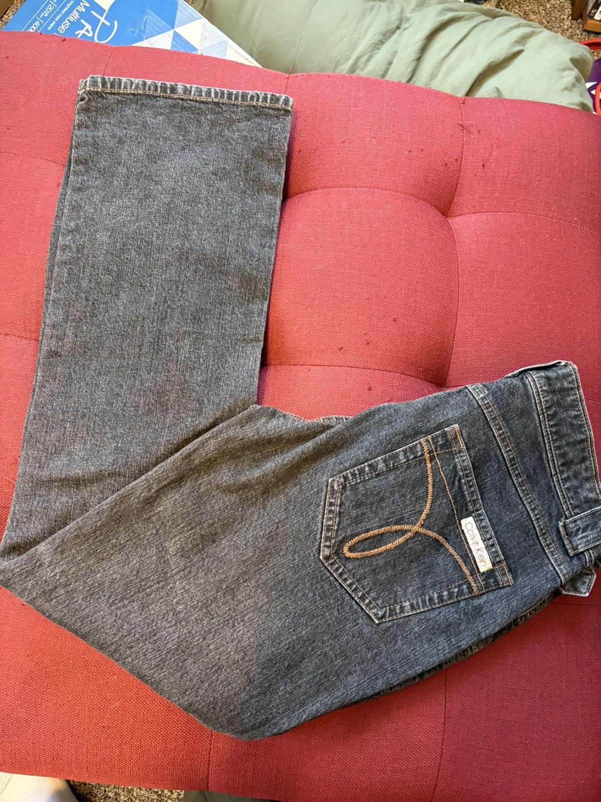 Calvin Klein Vintage 90s Calvin Klein flared denim Size 30" / US 8 / IT 44 - 3 Thumbnail